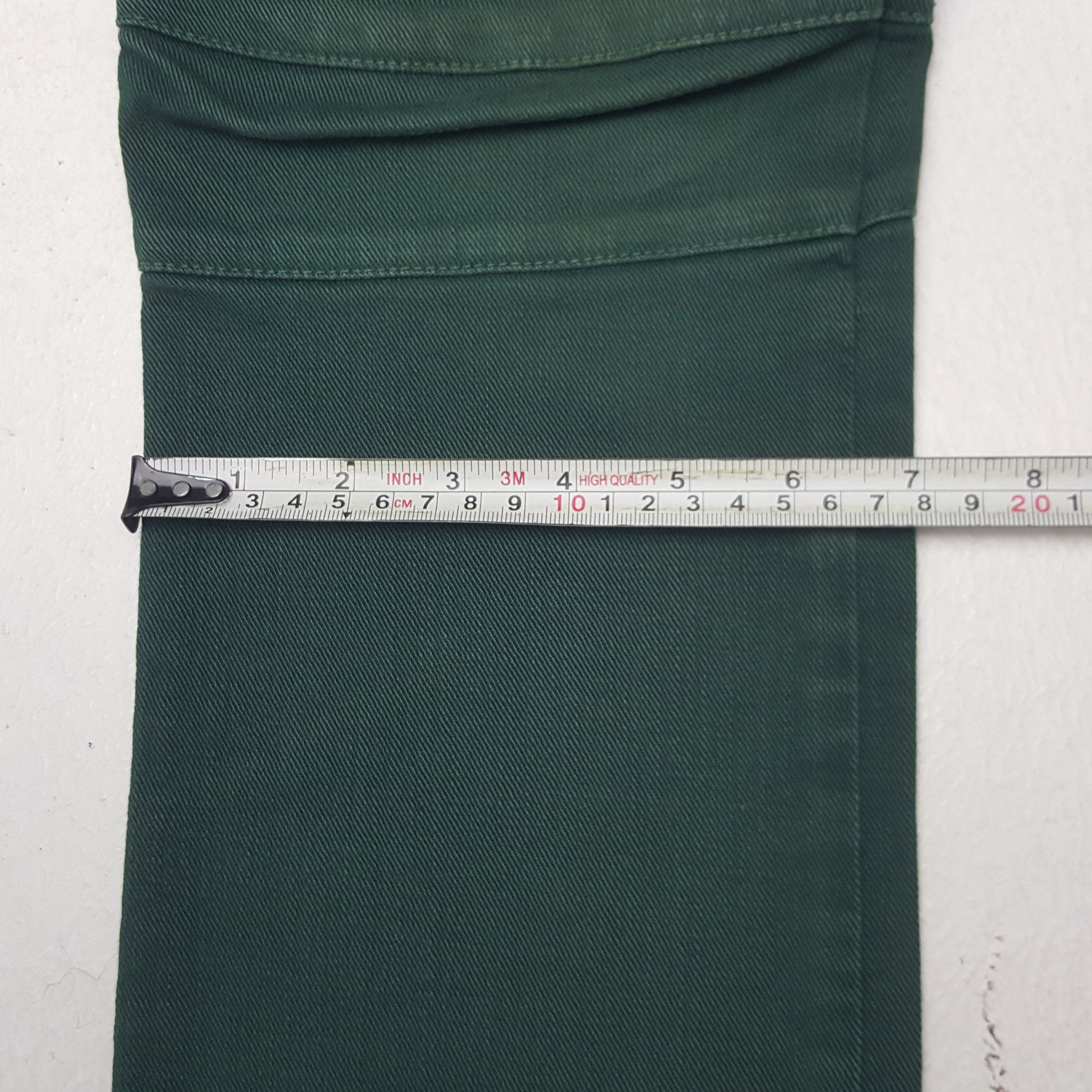 Balmain × Vintage Vintage Balmain Emerald Green Jeans Size US 29 - 10 Thumbnail