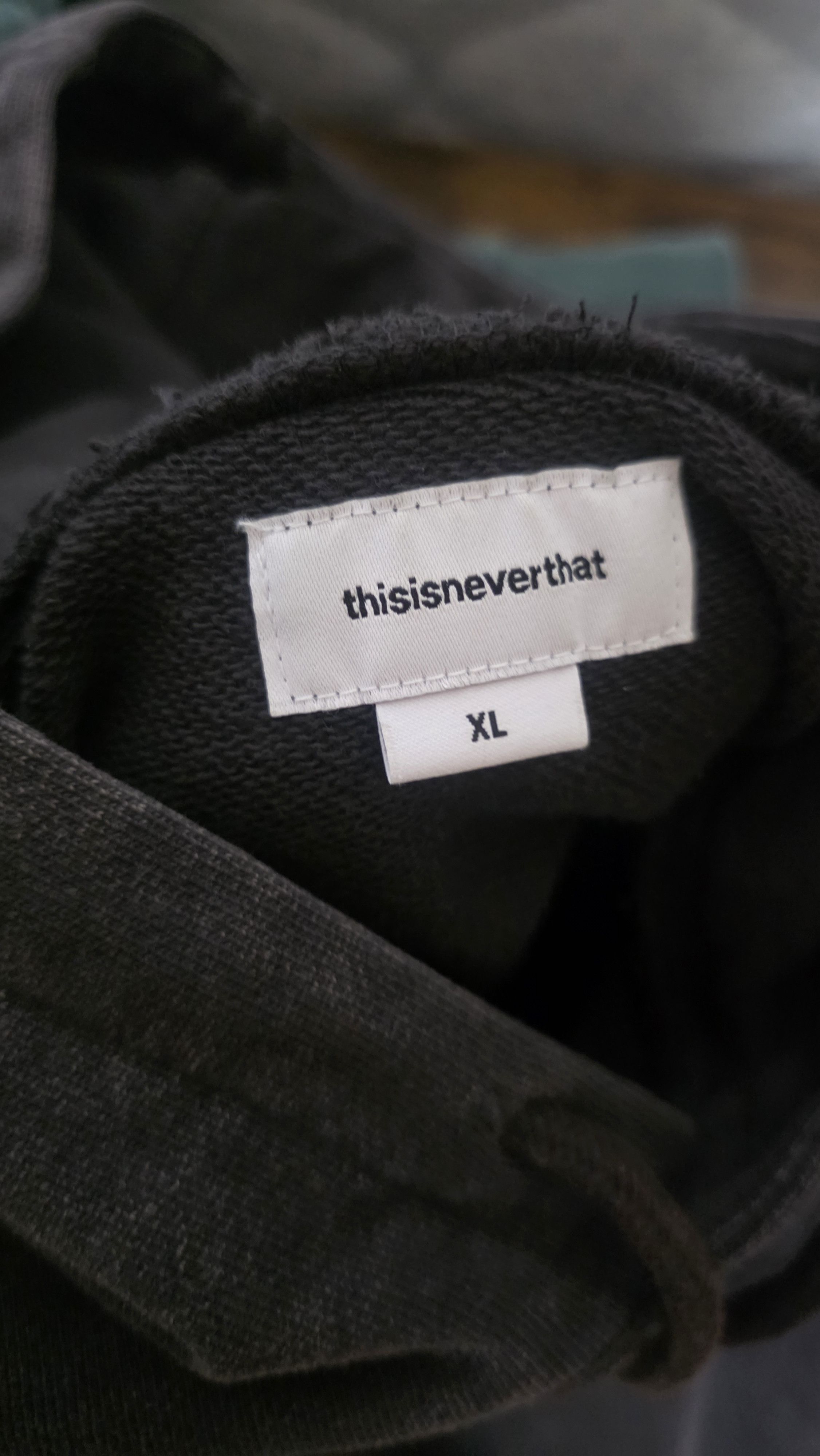 thisisneverthat thisisneverthat Side Paneled Hoodie 'Charcoal' Size US XL / EU 56 / 4 - 4 Thumbnail