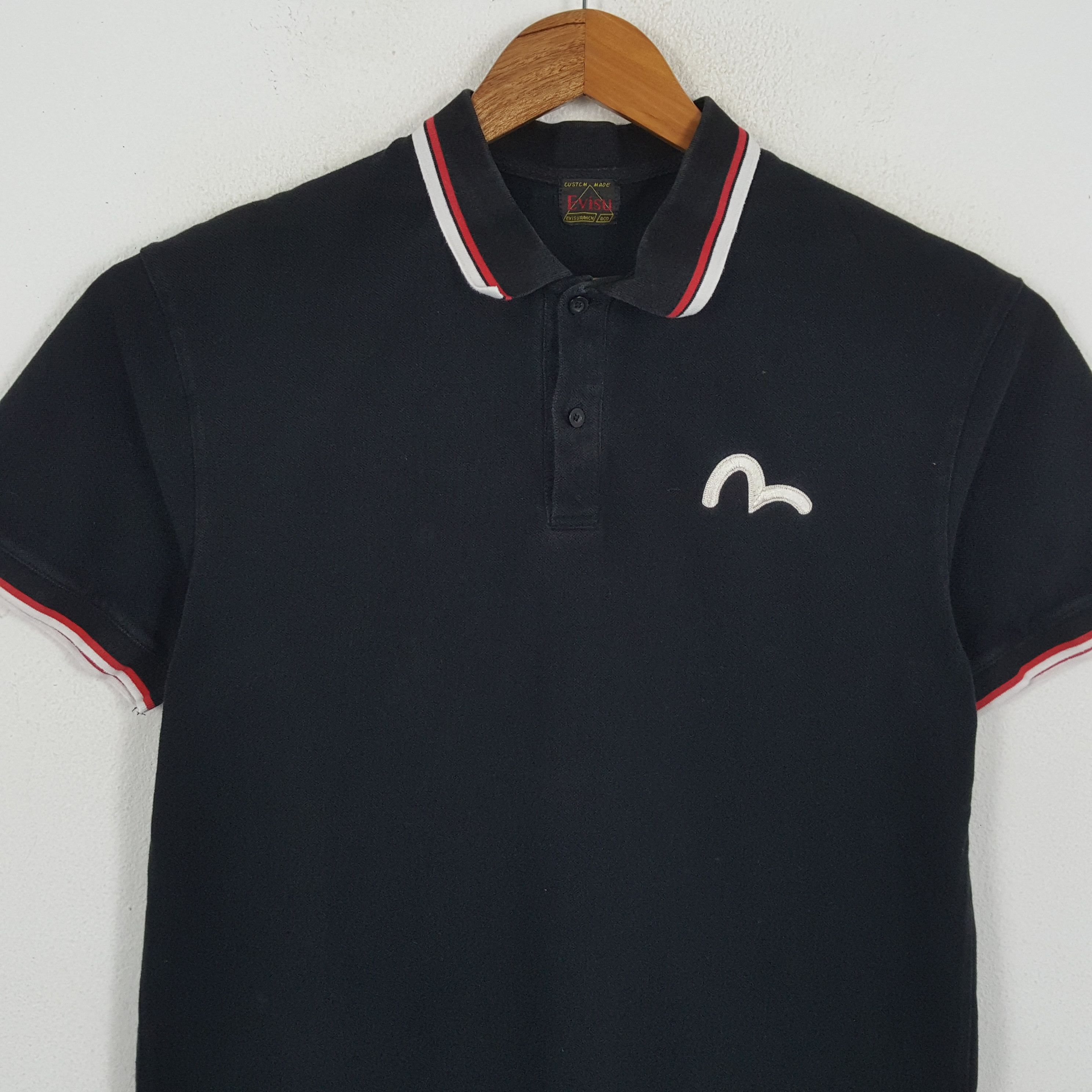 Evisu × Japanese Brand Vintage EVISU Japanese Brand Polo Shirt Size US L / EU 52-54 / 3 - 2 Thumbnail