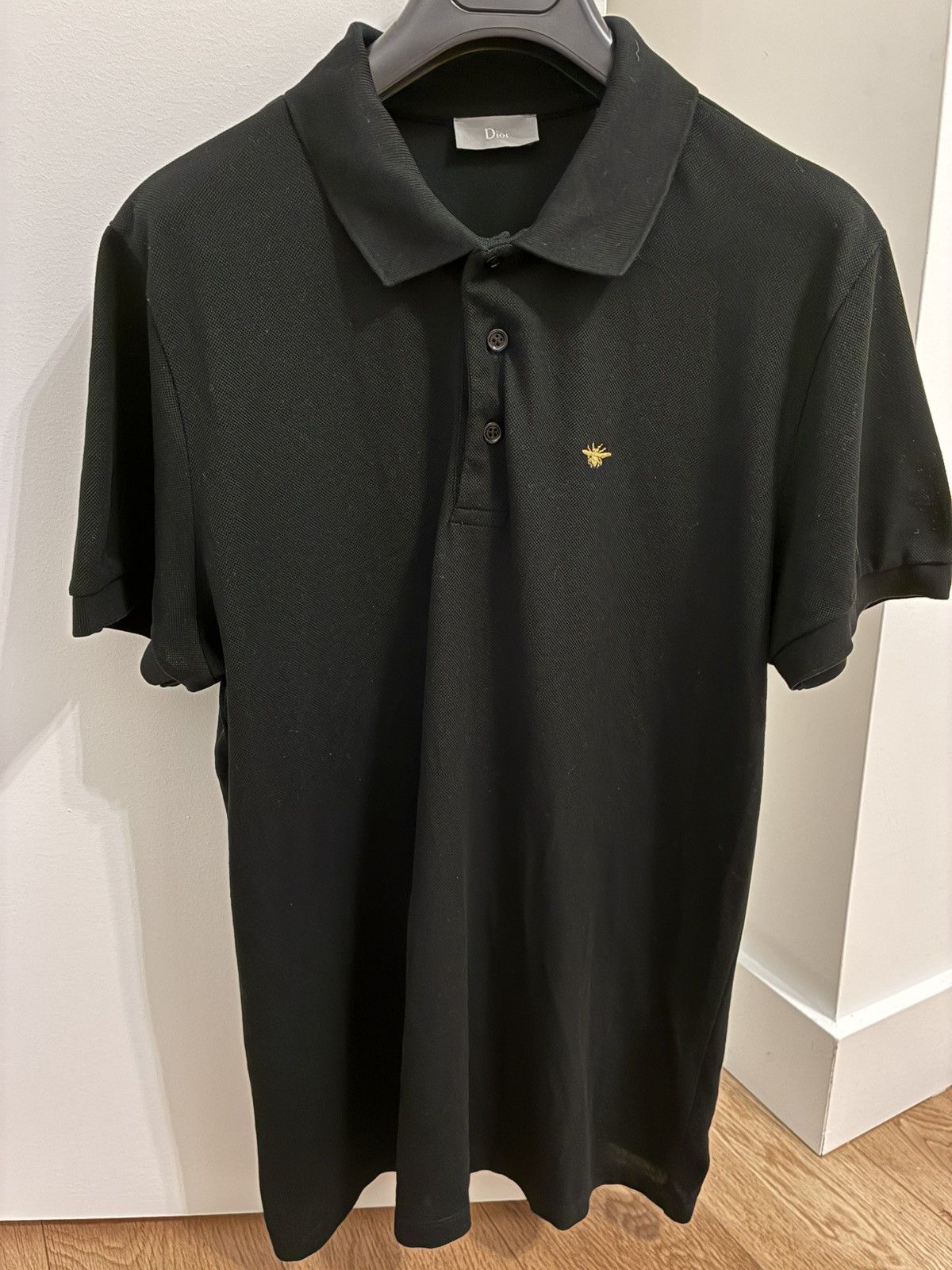 Dior VERY RARE Dior Homme Black Gold Bee Polo Size US M / EU 48-50 / 2 - 1 Thumbnail