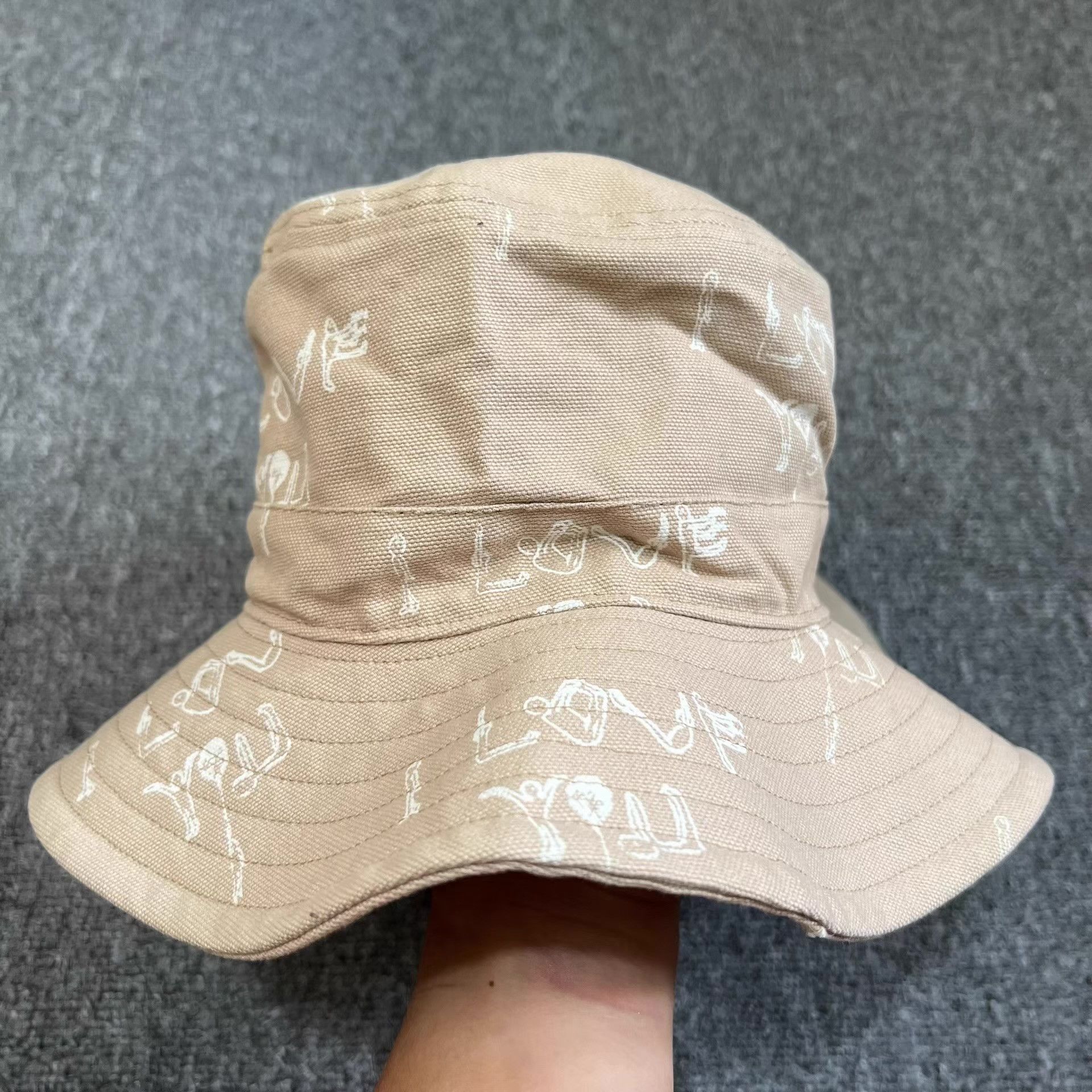 Fucking Awesome Fucking Awesome I Love You Bucket Hat Q7 Size ONE SIZE - 7 Thumbnail