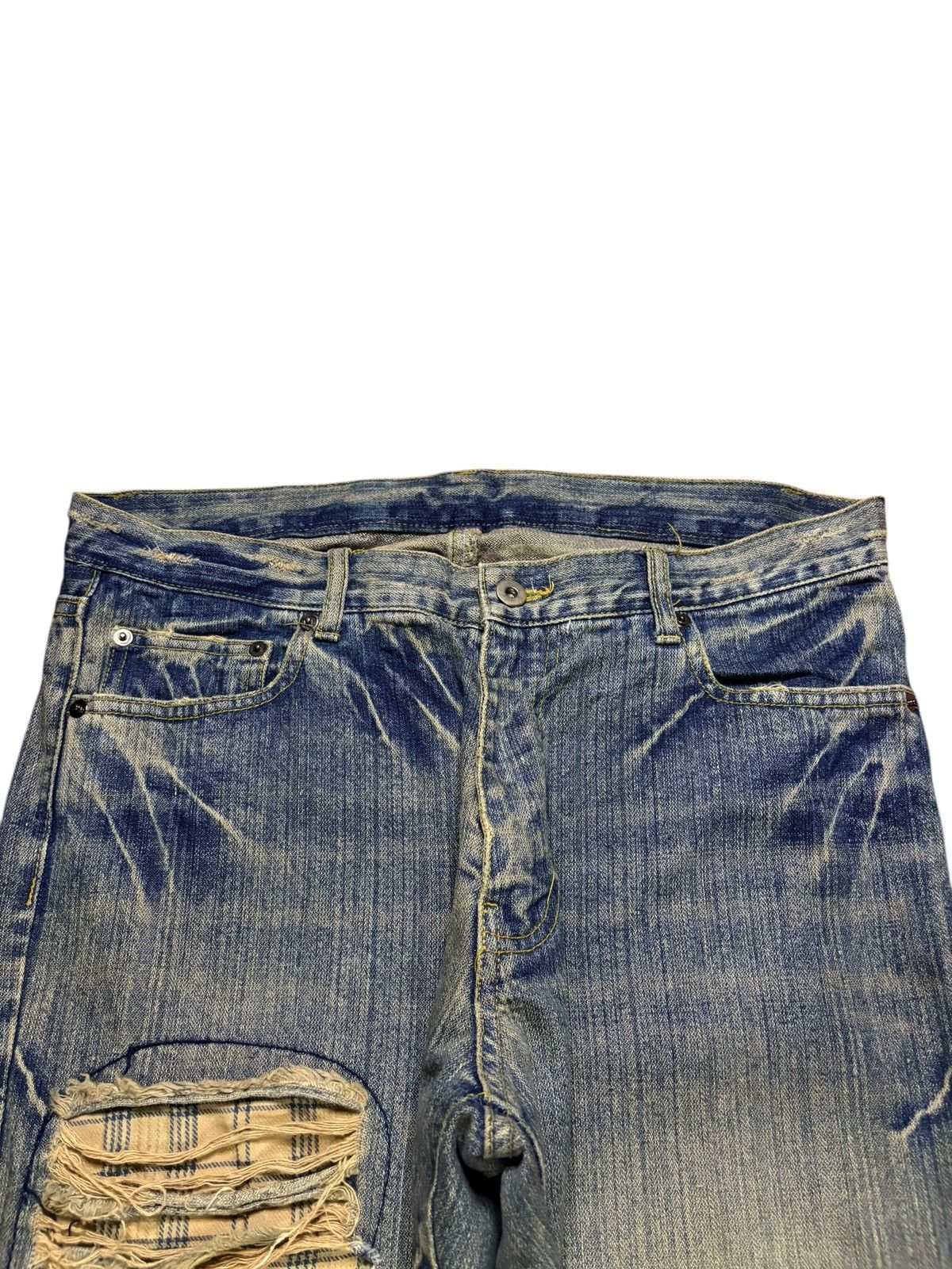 Japanese Brand Vintage Japanese Brand Rusty Distressed Loose Jeans Size US 33 - 4 Thumbnail