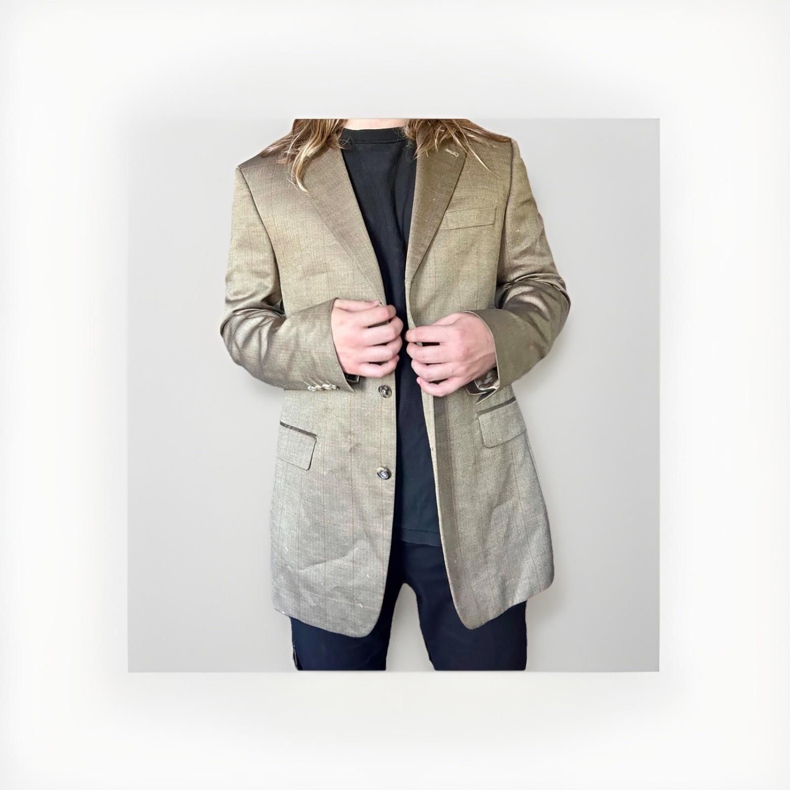 Hugo Boss Hugo Boss “Da Vinci” 42 Wool-silk Blazer Ethomas Green Size 42L - 1 Thumbnail
