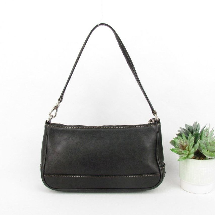 Coach Coach Y2K Vintage Black Leather Demi Bag Size ONE SIZE - 1 Thumbnail
