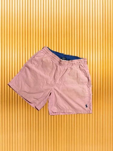 Polo Ralph Lauren Vintage 2000s Polo Ralph Lauren Pink Nylon Swim Shorts Size US 32 / EU 48 - 1 Thumbnail