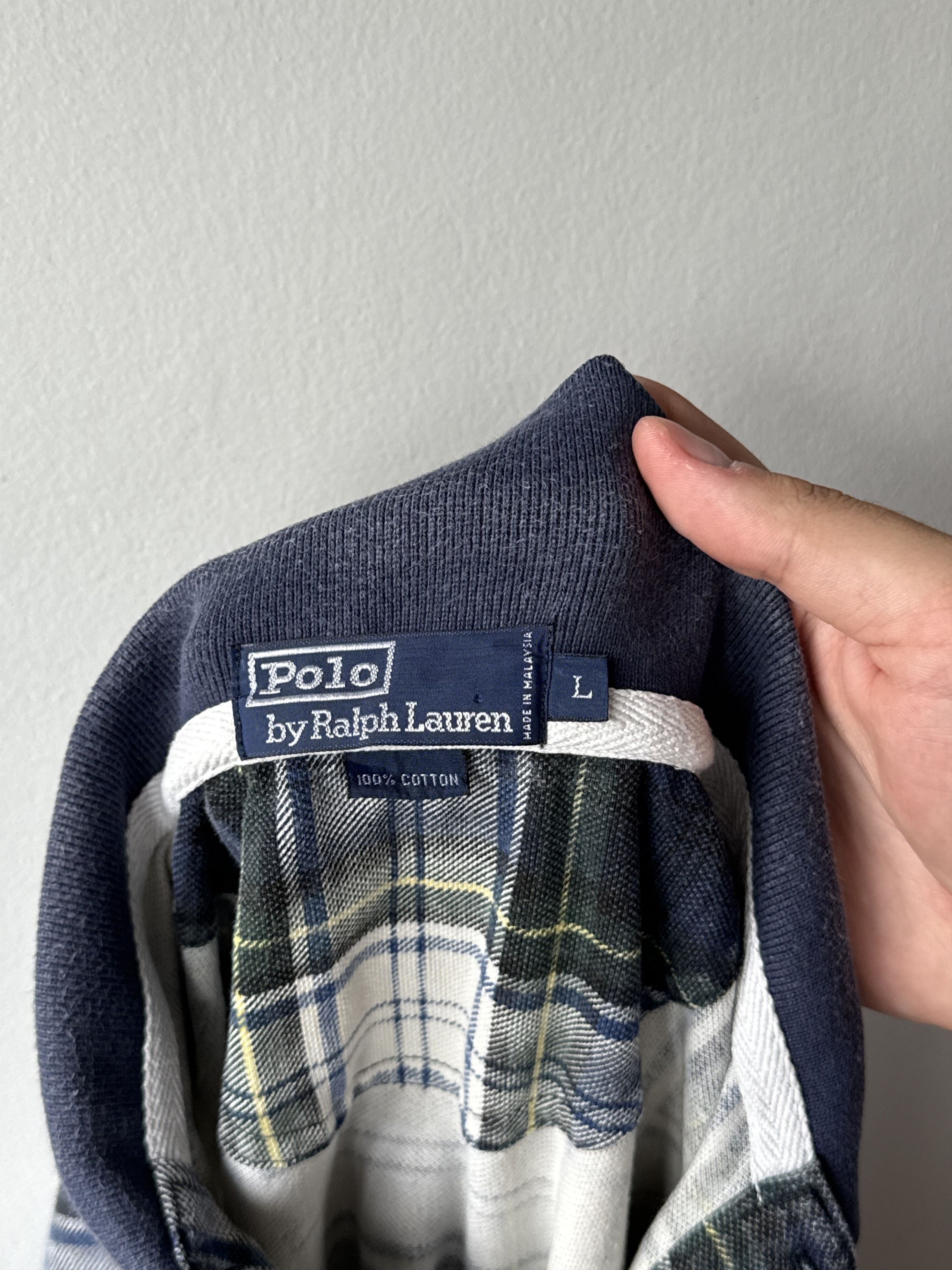 Polo Ralph Lauren Vintage 90s Polo by Ralph Lauren Tartan Plaid Polo Shirt Size US L / EU 52-54 / 3 - 17 Thumbnail