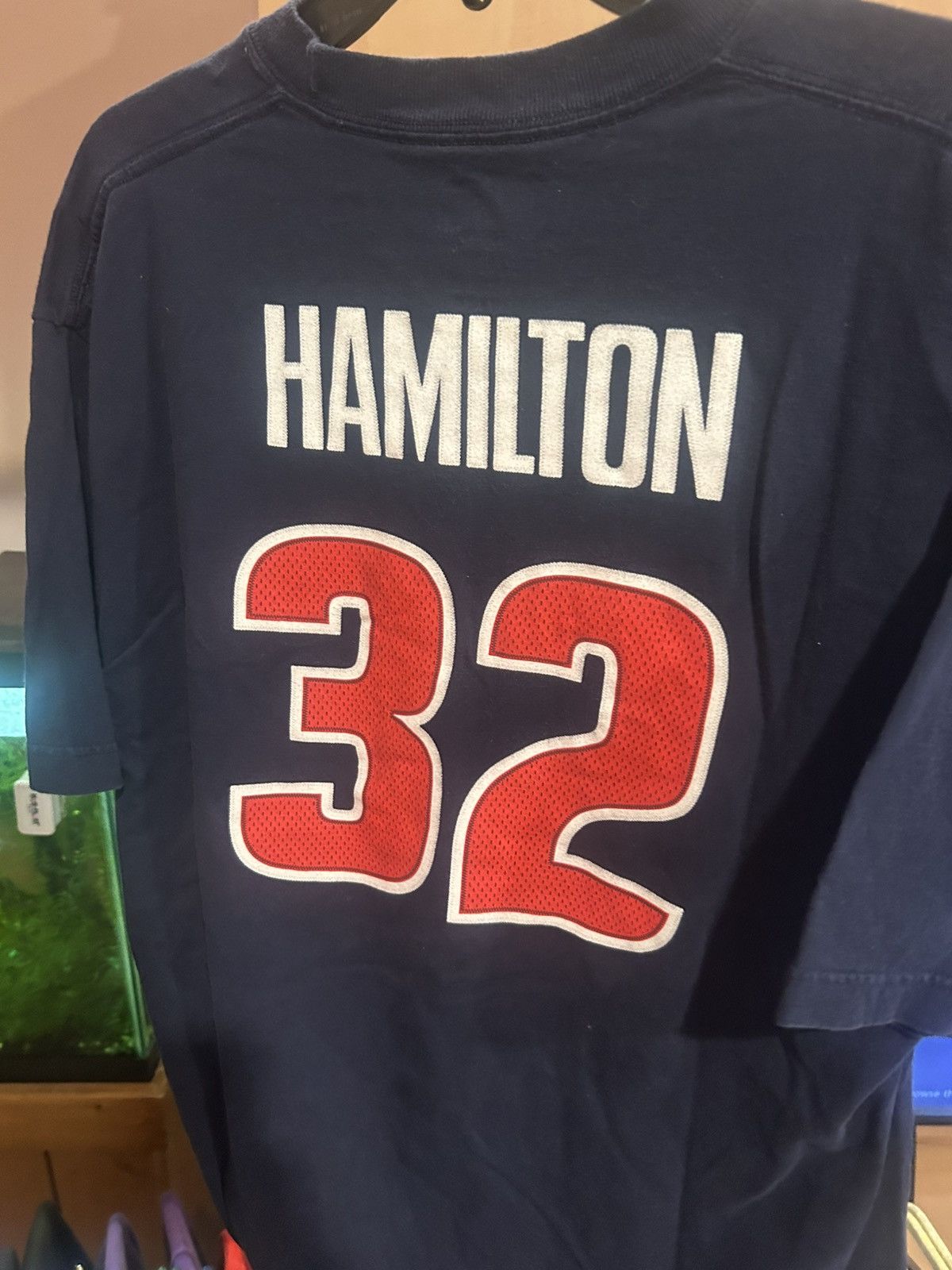 Reebok Vintage Pistons Rip Hamilton Jersey Shirt Size US L / EU 52-54 / 3 - 2 Thumbnail