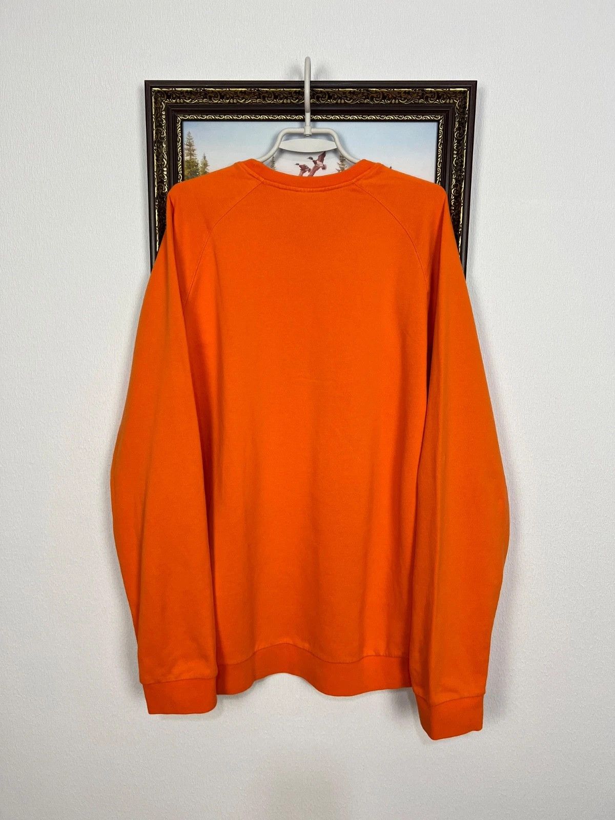 Adidas Vintage Adidas Orange Big Logo Sweatshirt Mens Crewneck Rare Size US XL / EU 56 / 4 - 6 Thumbnail