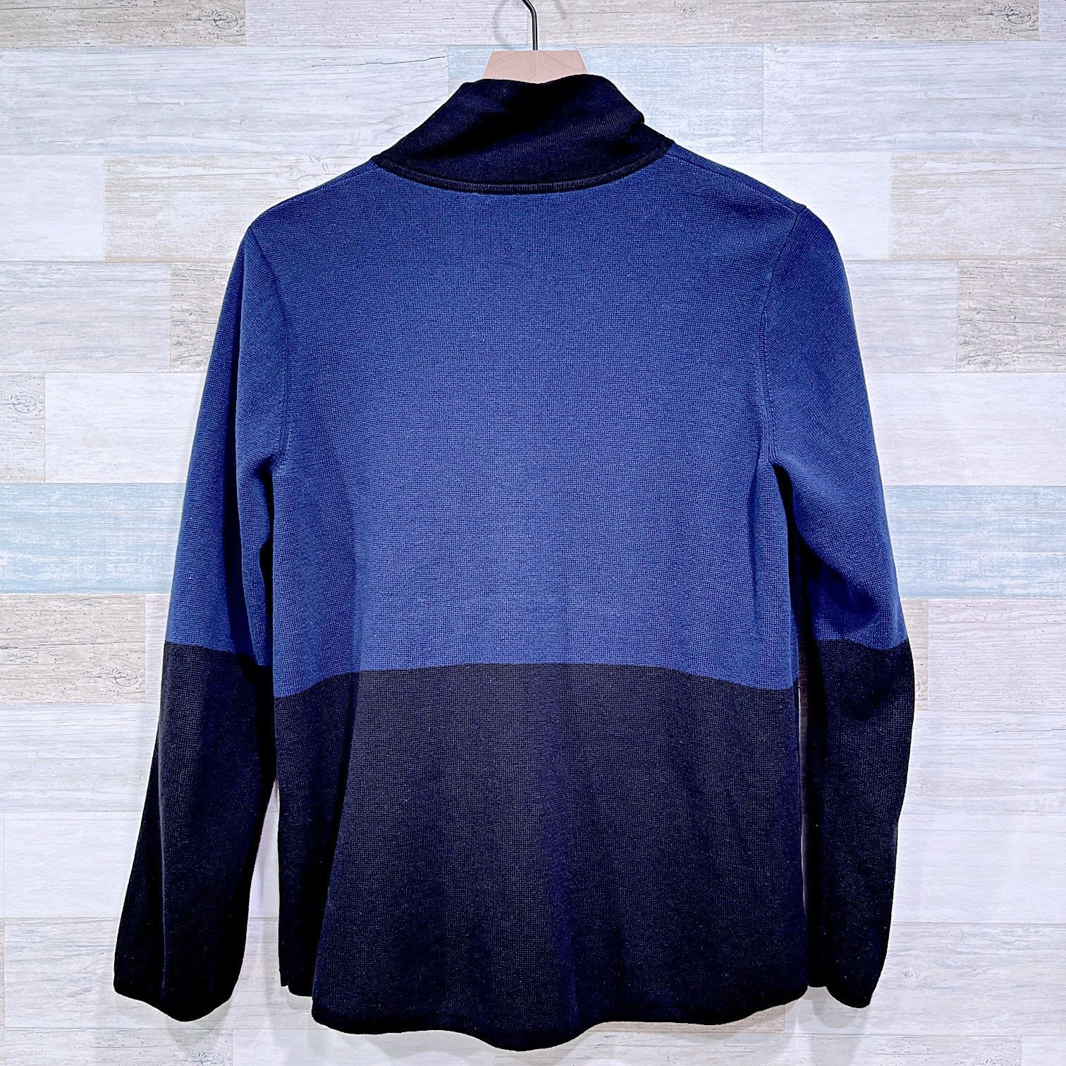Other Belford Pima Cotton Snap Funnel Jacket Blue Womens Medium Size M / US 6-8 / IT 42-44 - 4 Thumbnail