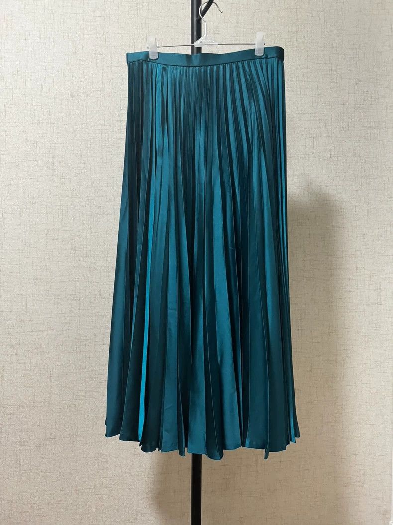 Comme des Garcons Comme Des Garcons Peacock blue fixed waist pleated skirt Size 24" / US 00 / IT 34 - 1 Thumbnail