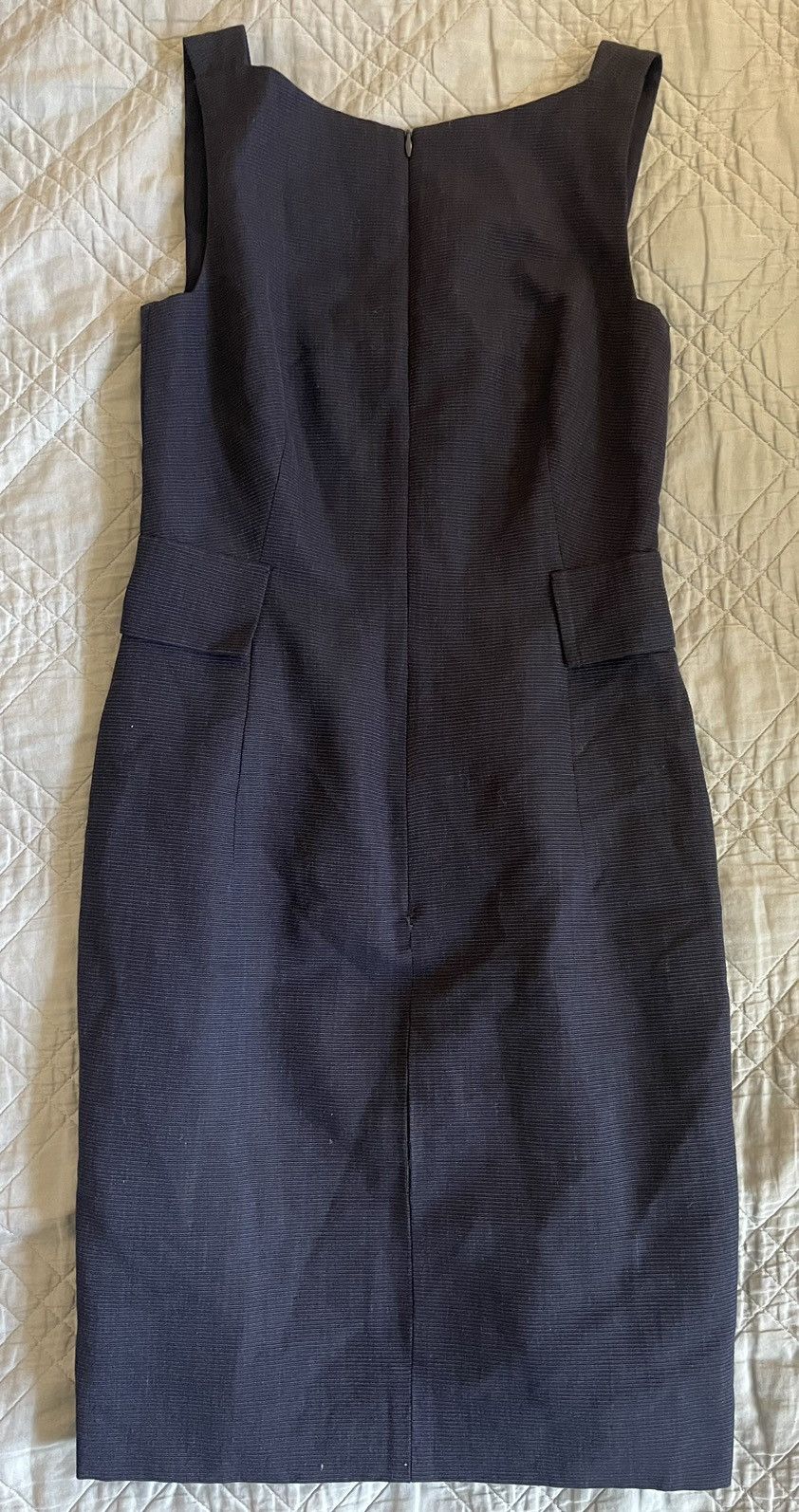 Akris Square neck sheath dress with waist faux-pocket detail Size S / US 4 / IT 40 - 4 Thumbnail