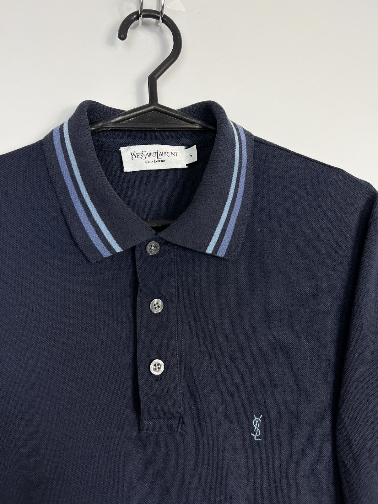 Yves Saint Laurent Polo Shirt Yves Saint Laurent Yellow Small Logo Size US S / EU 44-46 / 1 - 2 Thumbnail