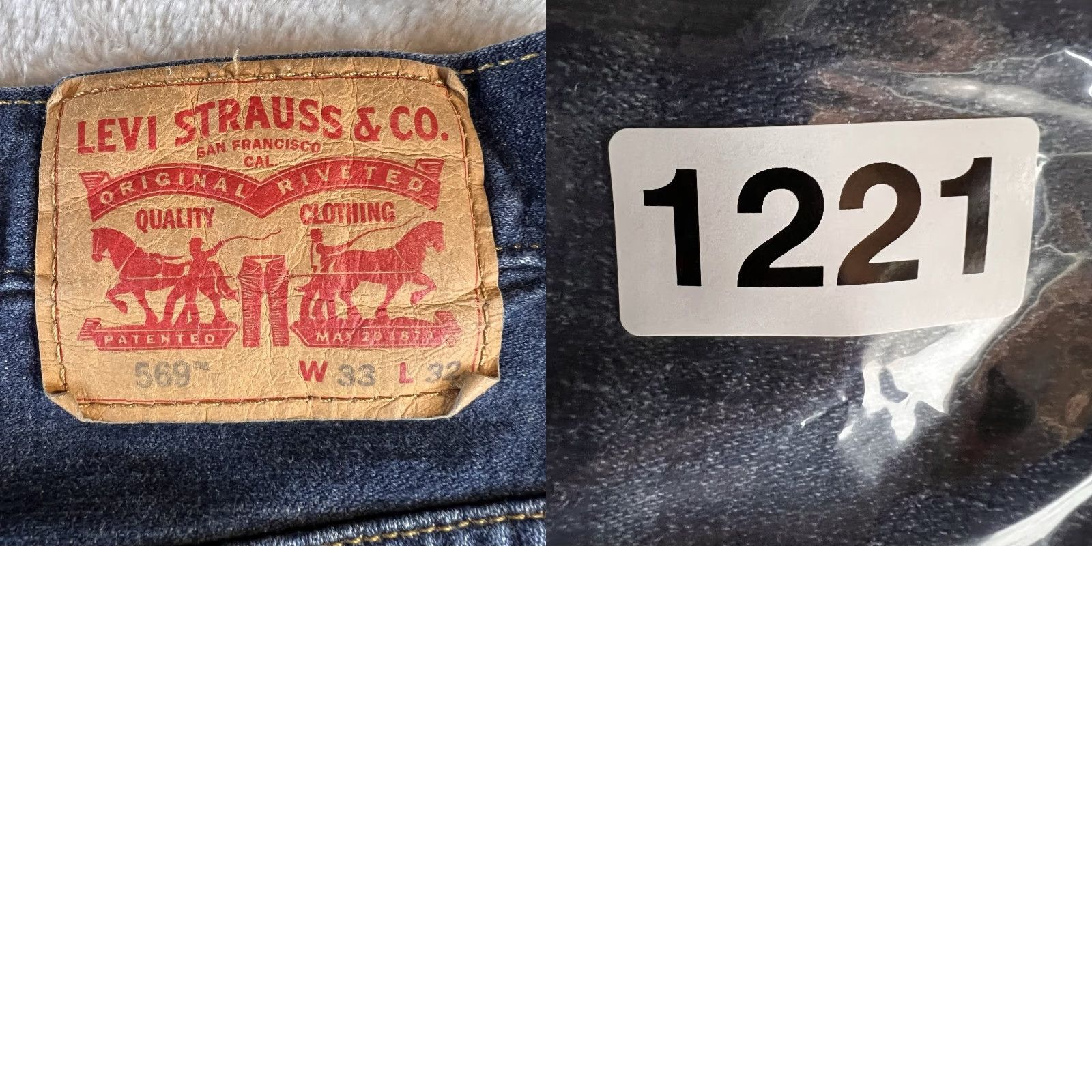 Levi's VINTAGE Levi's Jeans 569 Men 33x32 Blue Distressed Straight Denim 500 Series Regular Size US 33 - 8 Thumbnail