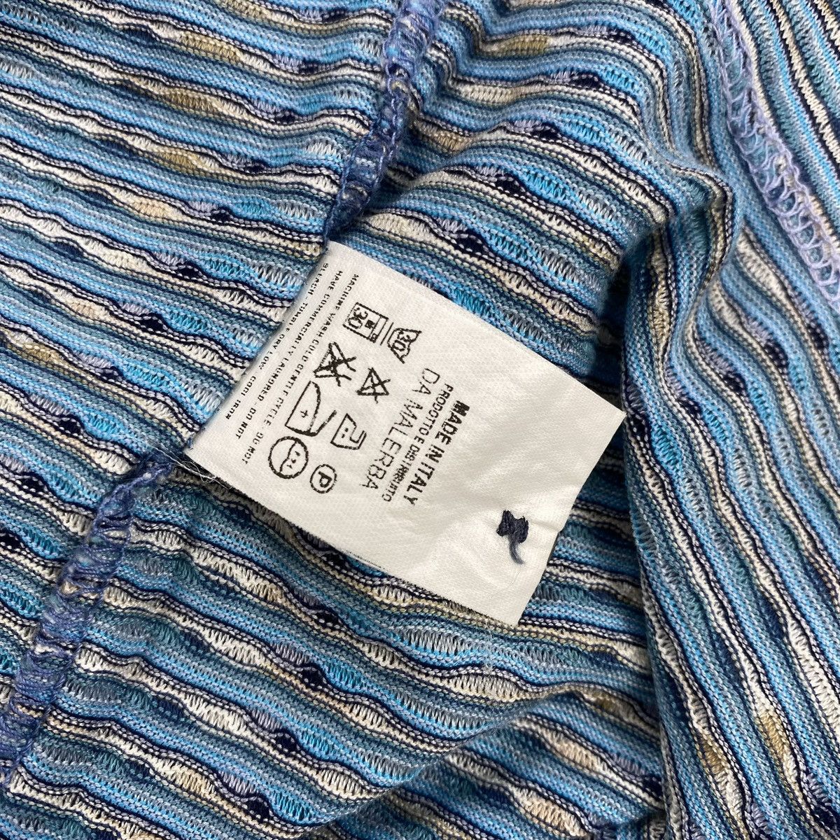 Missoni Vintage Missoni Sport Italy 3D Cable Polo Shirt Coogi Size US S / EU 44-46 / 1 - 8 Thumbnail