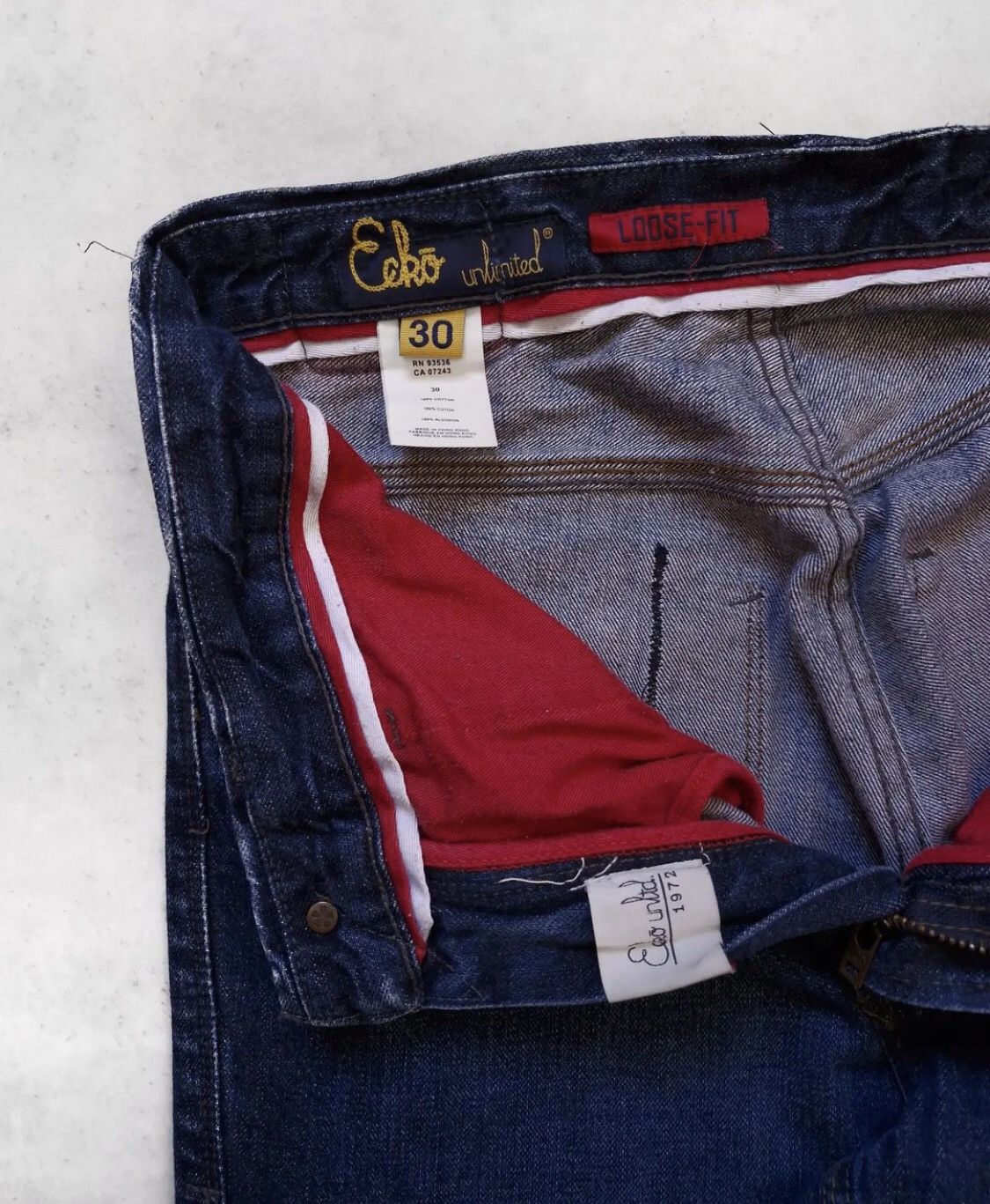 Ecko Unltd. × Rap Tees × Vintage Ecko Unltd vintage Baggy fit printed rap jeans size 30 Size US 30 / EU 46 - 7 Thumbnail