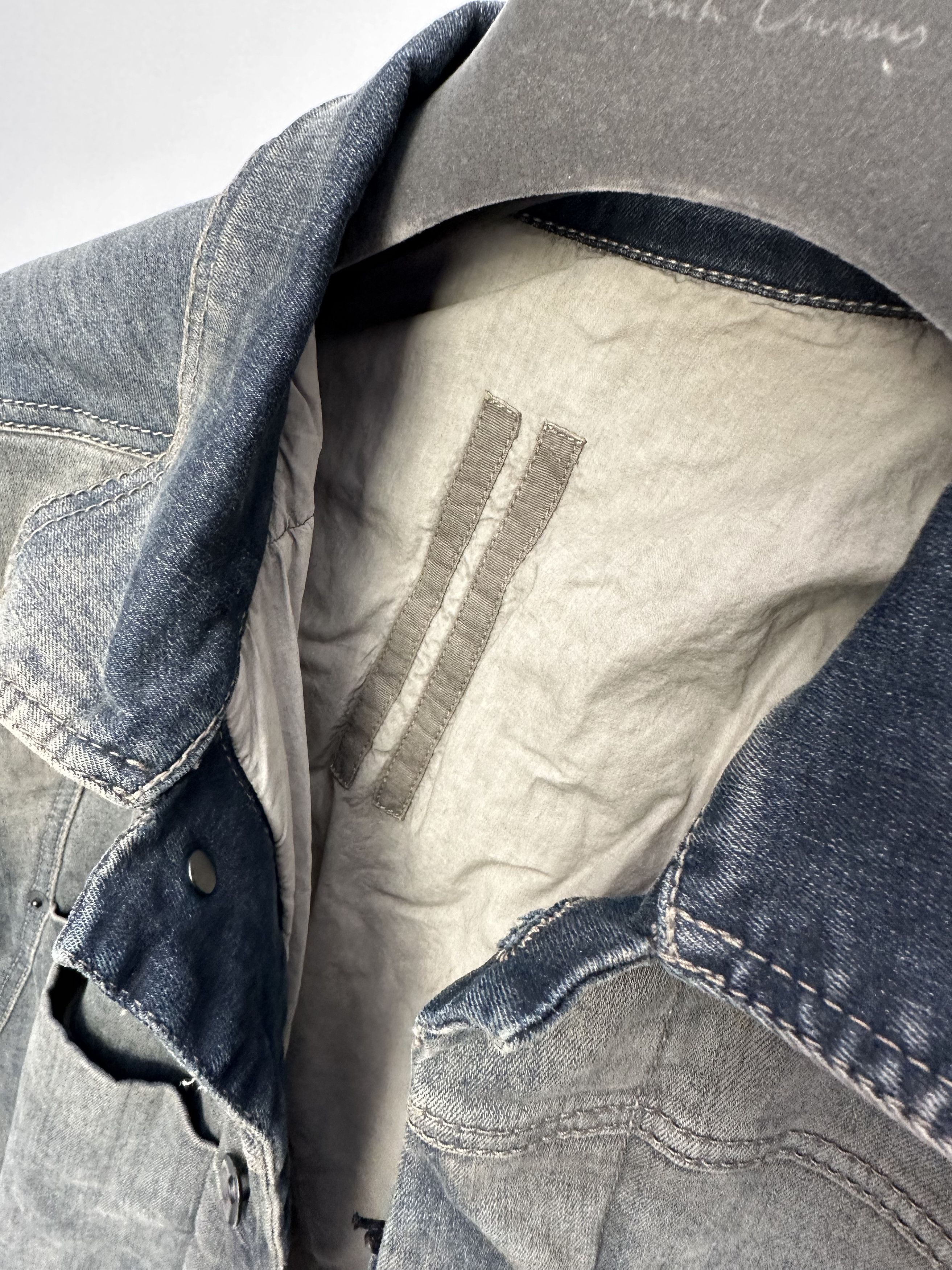 Rick Owens Drkshdw Rick Owens Denim Lab Jacket Size US L / EU 52-54 / 3 - 3 Thumbnail
