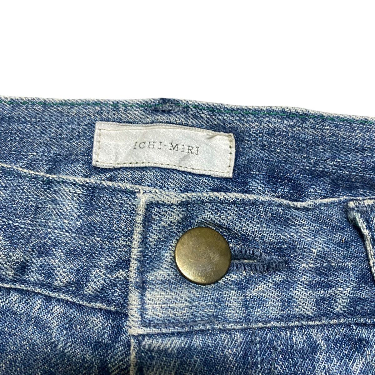 Japanese Brand ICHI MIRI Blue Denim Jeans Size US 33 - 19 Thumbnail