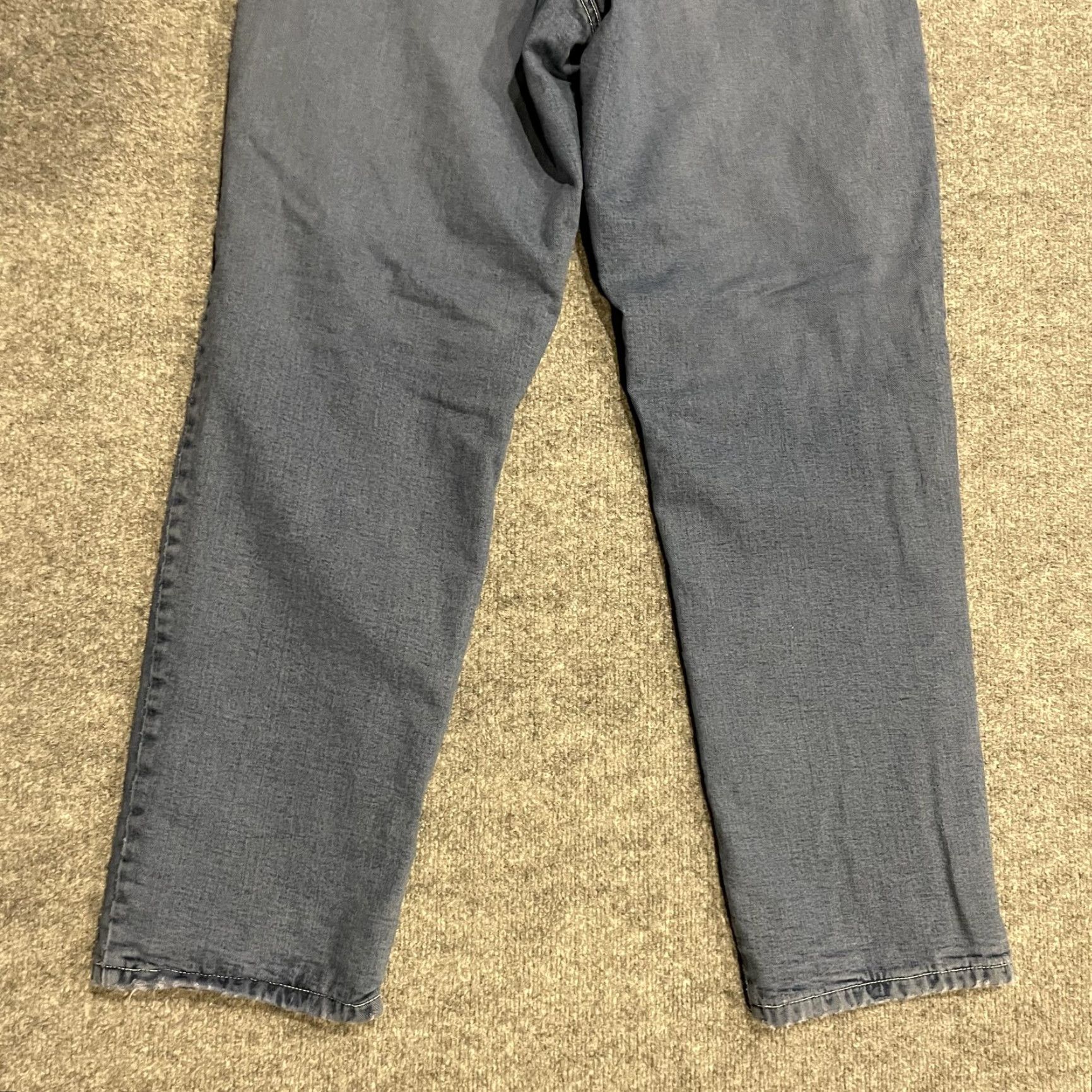 J.Crew J.Crew Jeans Mens 34x34 Blue Straight Leg Fleece Lined Thermal Insulated Winter Denim Pants Regular Straight Mens Size US 34 / EU 50 - 6 Thumbnail