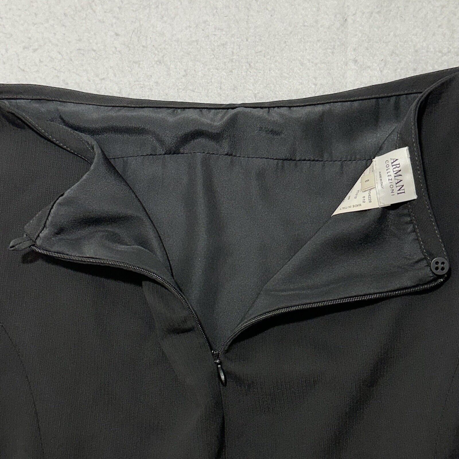 Armani Collezioni Armani Collezioni Women's 8 Wool Pencil Skirt Lined Career Size 30" / US 8 / IT 44 - 9 Thumbnail