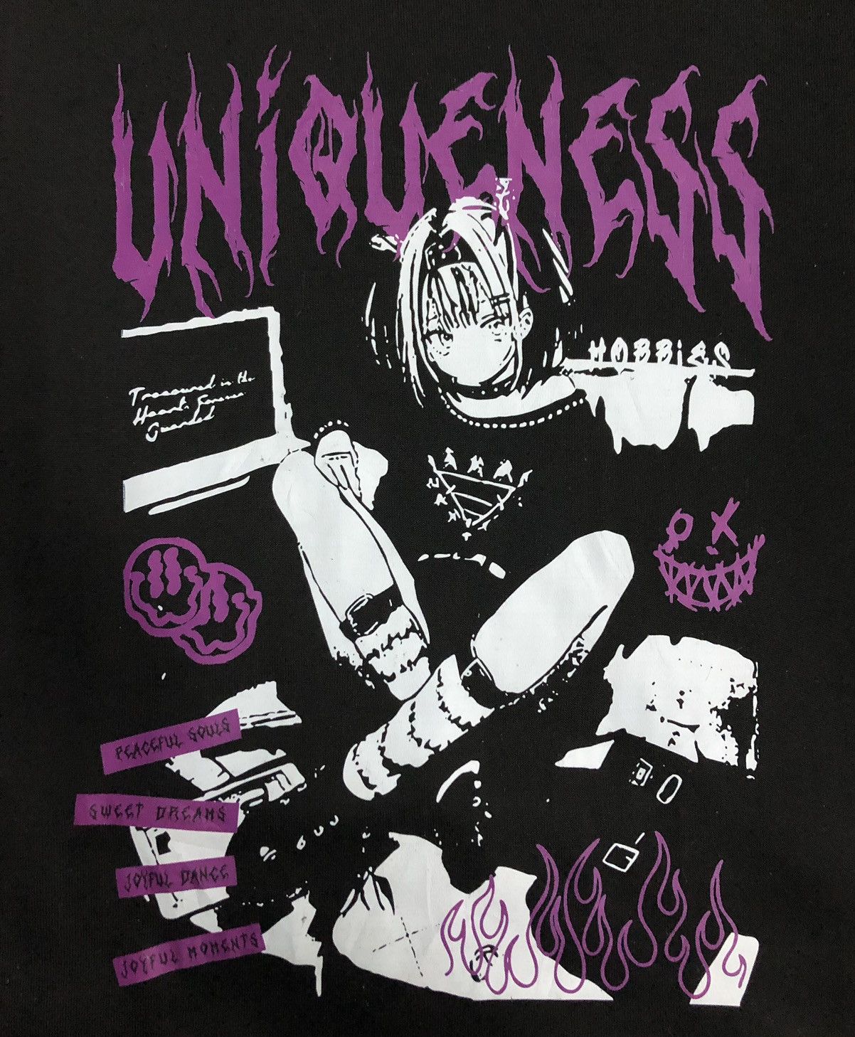 Anime Vintage Romwe Uniqueness Sweatshirt Size US L / EU 52-54 / 3 - 3 Thumbnail