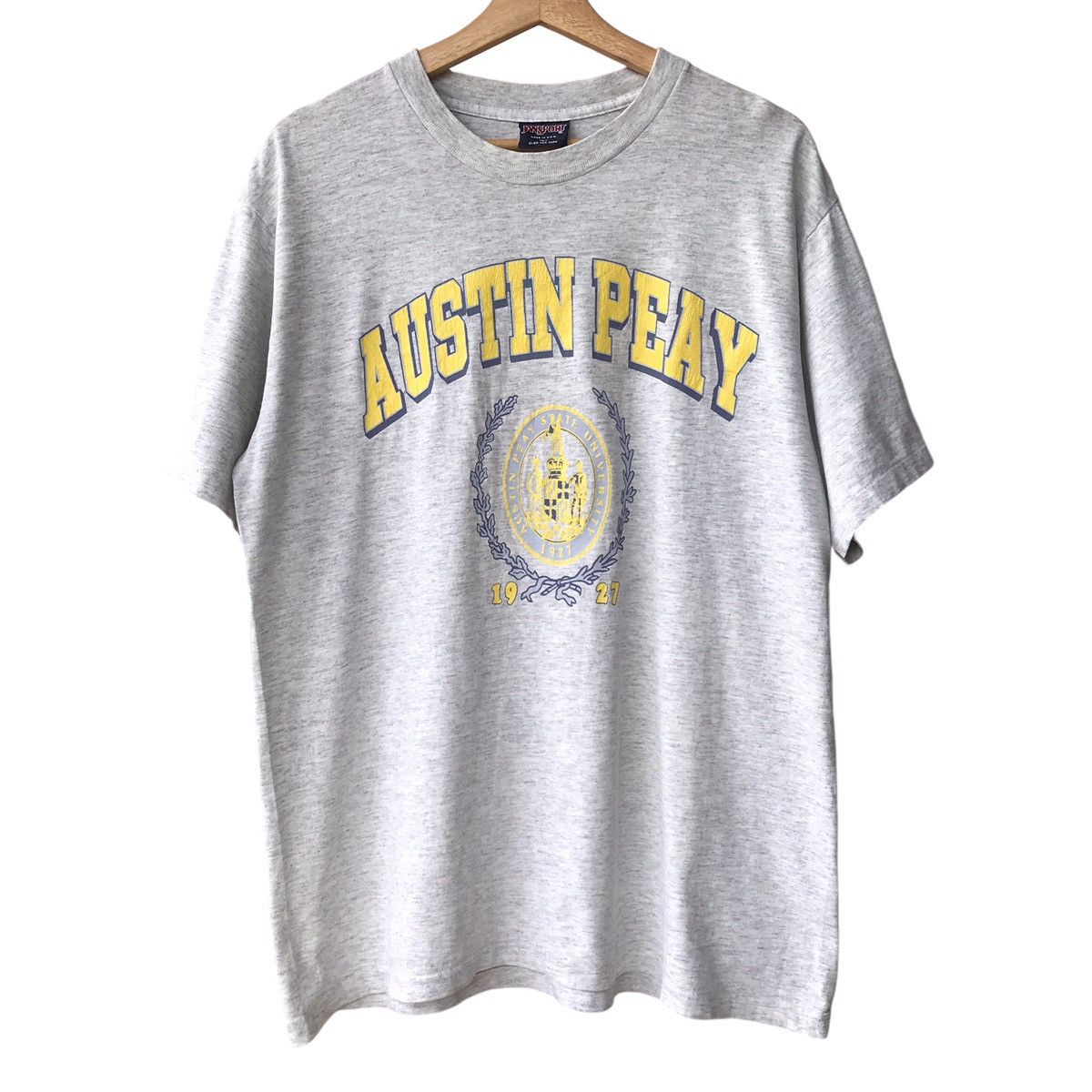 Vintage Austin Peay University Tennessee Vintage 90s Logo Tee Size US L / EU 52-54 / 3 - 1 Thumbnail