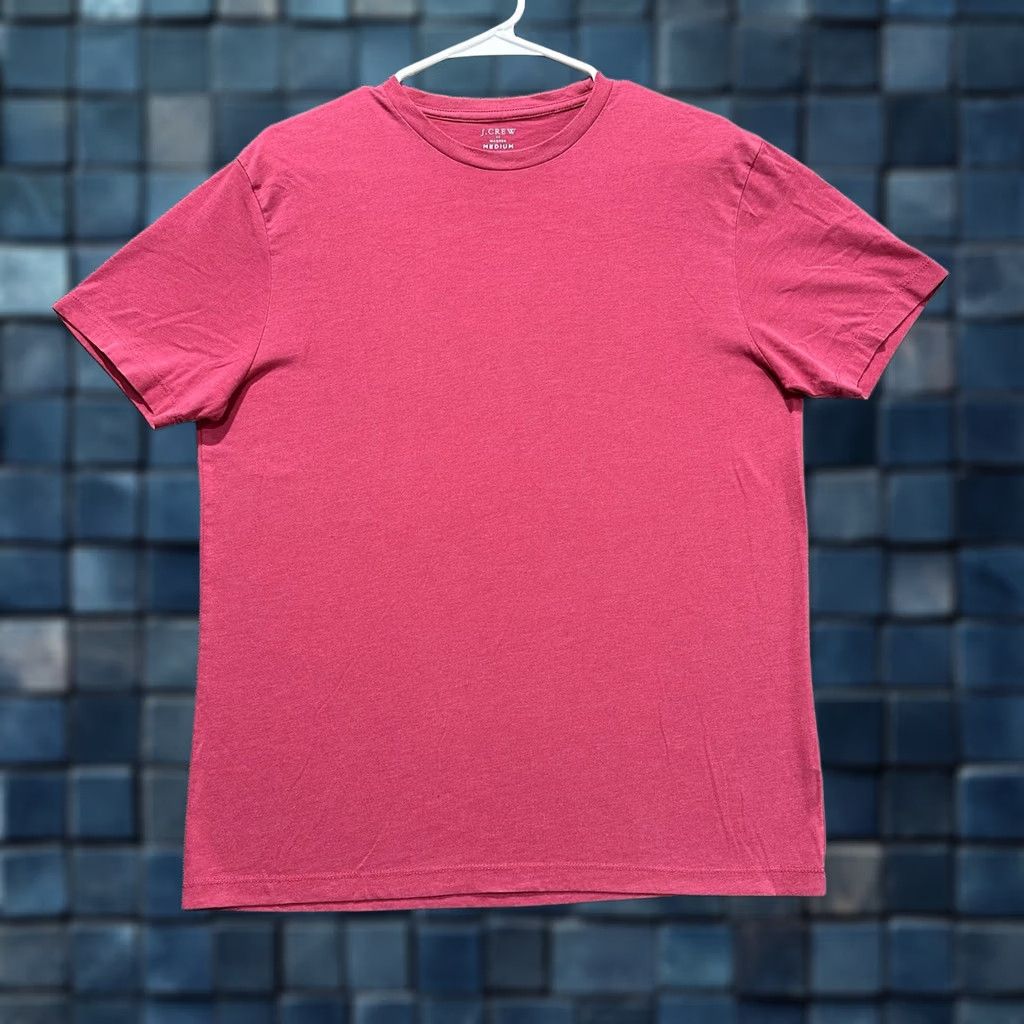J.Crew J Crew T-Shirt Mens Medium Coral Red/Pink Casual Crewneck Tee GUC Size US M / EU 48-50 / 2 - 1 Thumbnail