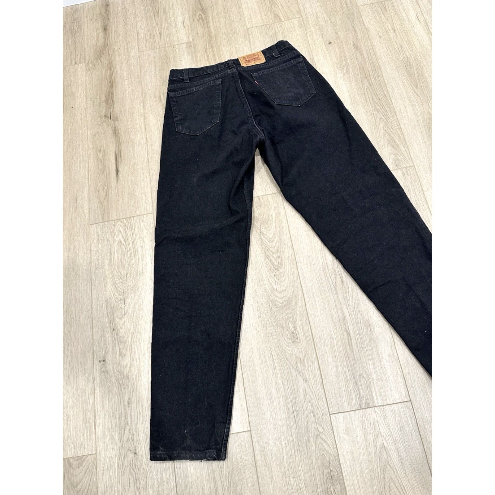 Levi's VINTAGE Levi's 550 Jeans Mens 34x34 Black Denim Cotton Straight Relaxed Made USA Size US 34 / EU 50 - 3 Thumbnail