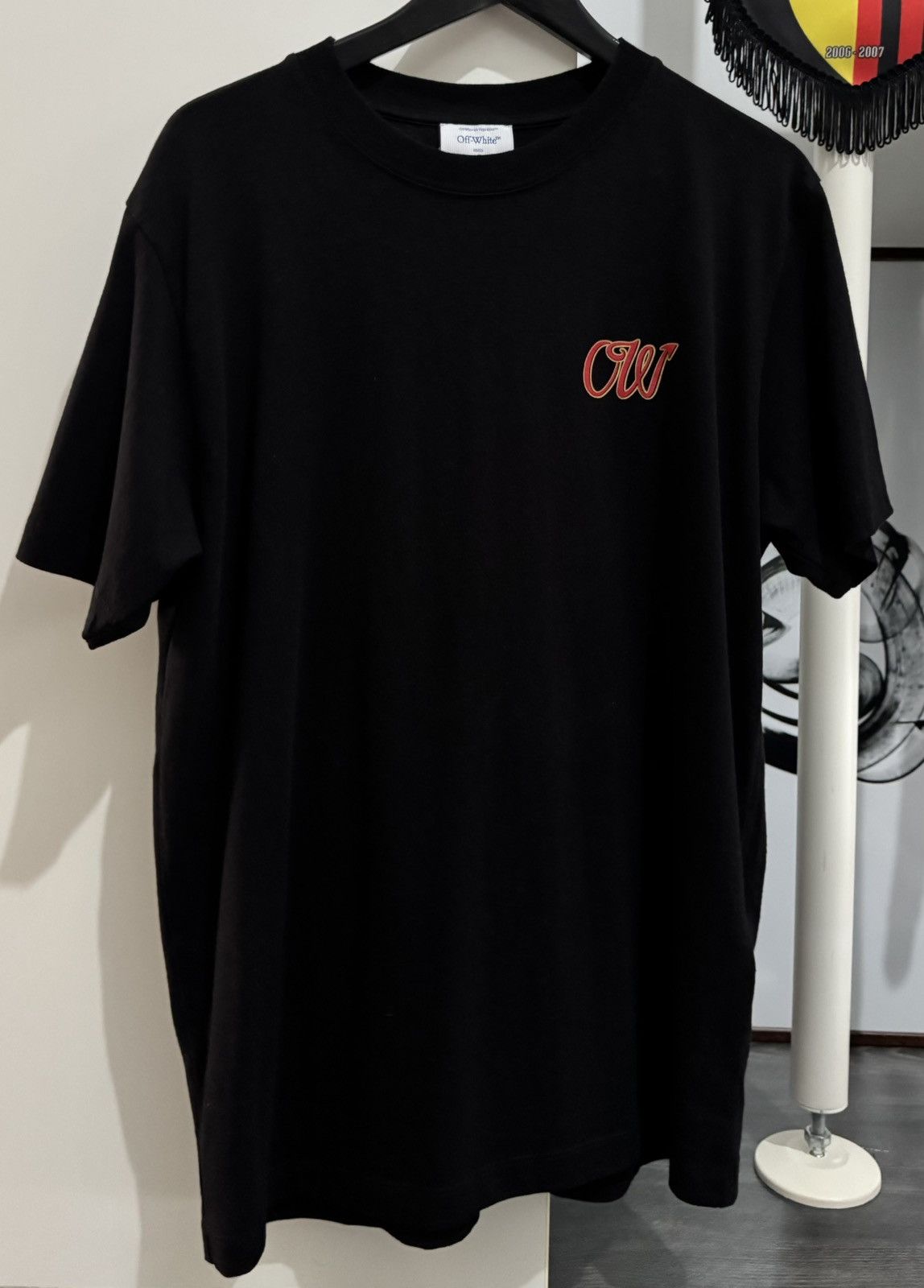 Off-White AC MILAN✖️OFF-WHITE - LOGO TSHIRT - 125 years anniversary Size US L / EU 52-54 / 3 - 2 Thumbnail