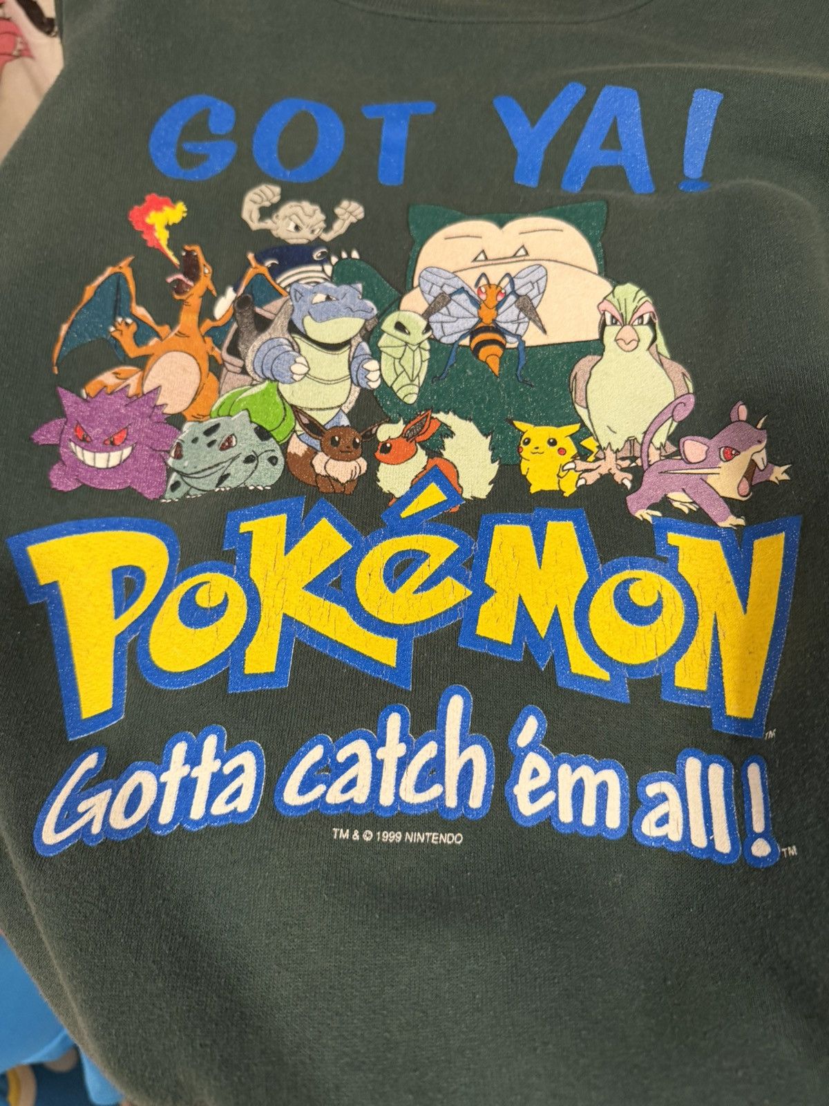 Vintage 1990s Pokémon crewneck Size US M / EU 48-50 / 2 - 2 Thumbnail