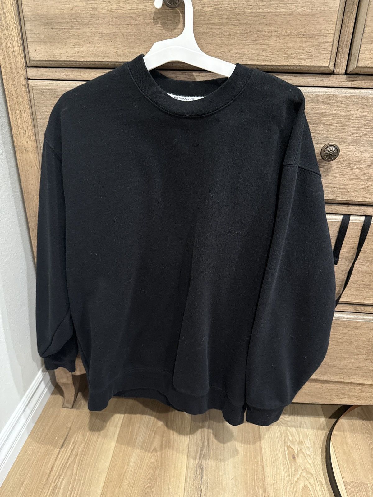 Vintage Black Proclub crew neck Size US L / EU 52-54 / 3 - 1 Thumbnail