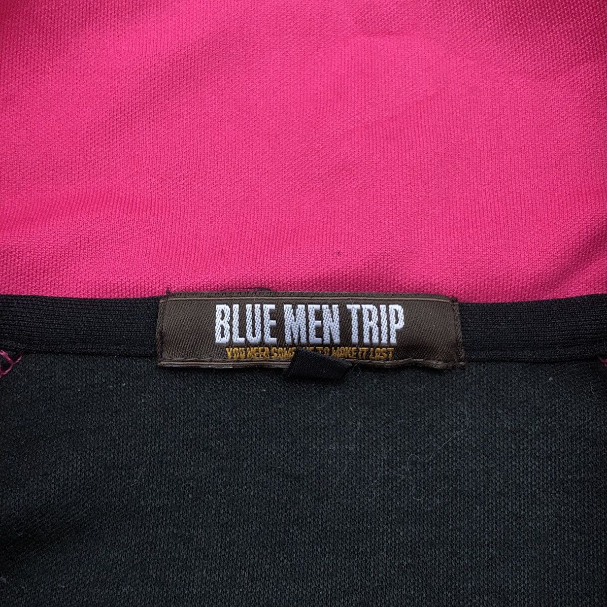 Japanese Brand 2000s Blue Men Trip Poem Tribal Lgb Goa Style Track Jacket Size US M / EU 48-50 / 2 - 12 Thumbnail
