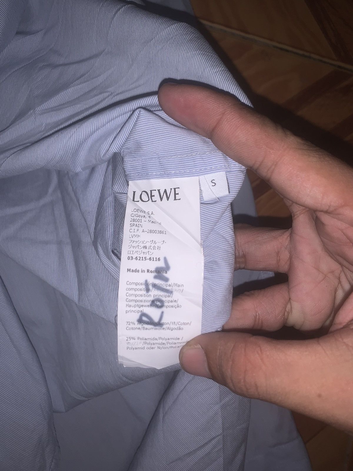 Designer × Loewe Loewe asymmetric button-down shirt Size S / US 4 / IT 40 - 6 Thumbnail