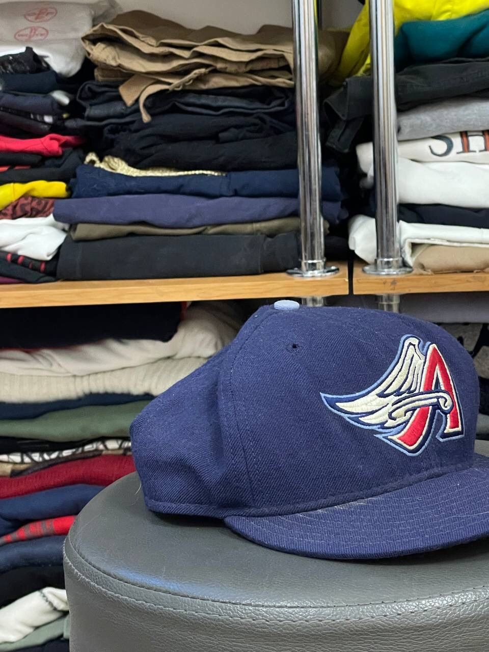 Vintage Anaheim Angels vintage wool New Era 59fifty Size ONE SIZE - 2 Thumbnail