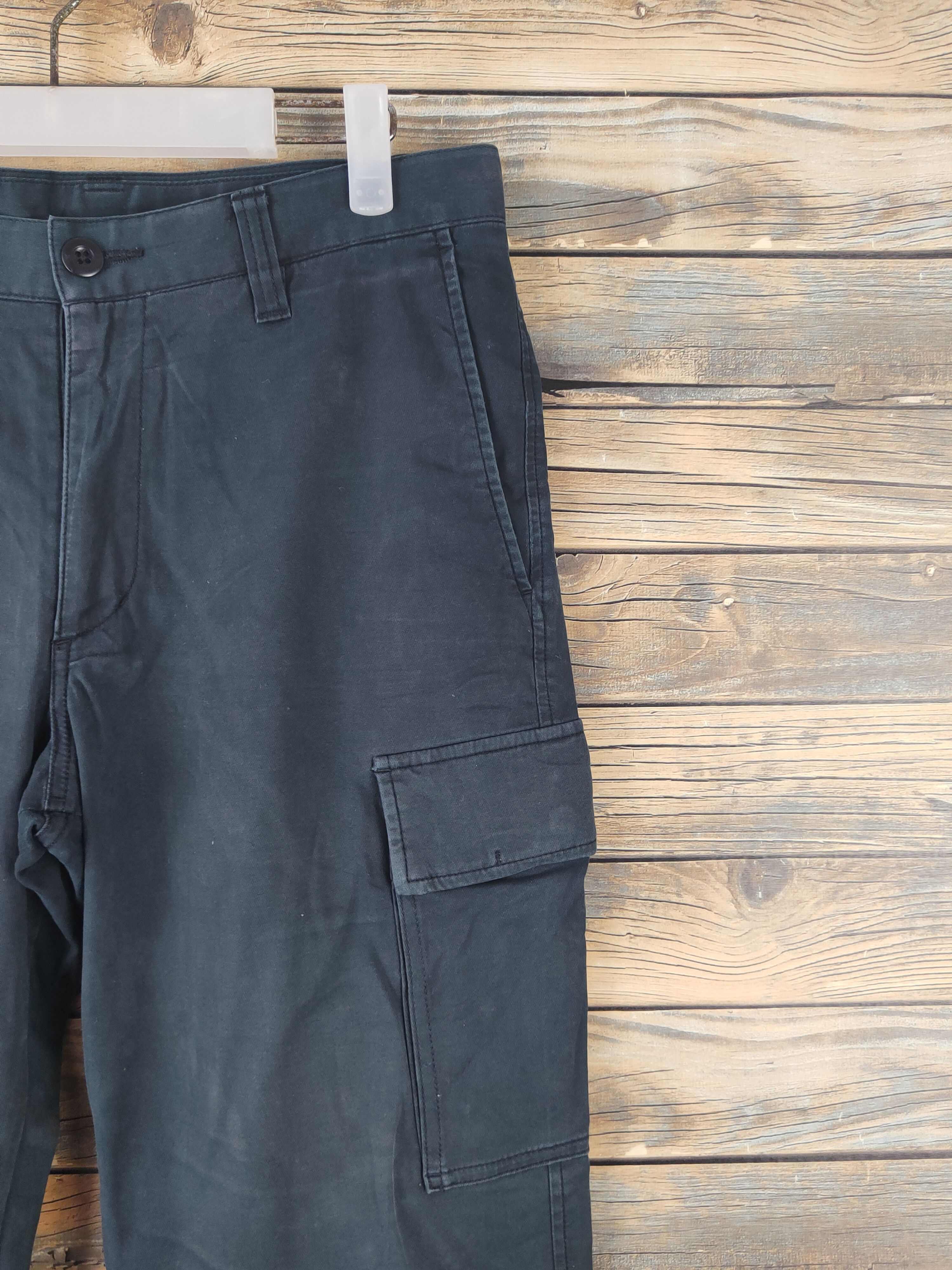 Japanese Brand DL Uniqlo Navy Multipocket Tactical Cargo Pants #1870 Size US 32 / EU 48 - 5 Thumbnail
