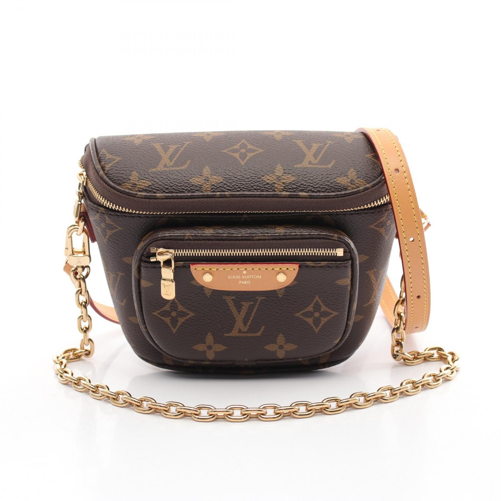 Louis Vuitton Louis Vuitton Mini Bumbag Monogram Shoulder Bag Canvas Crossbody Bag M82335 in Brown, Women's