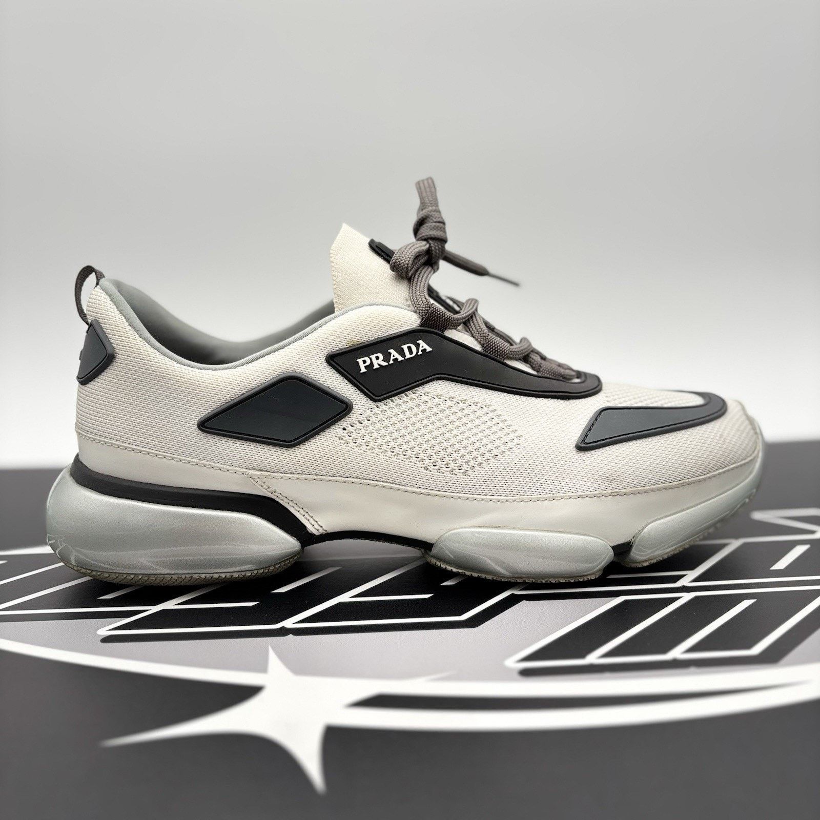 Prada Prada Cloudbust Mesh ' White, Grey ' | GOOD CONDITION! Size US 7.5 / EU 40-41 - 2 Thumbnail