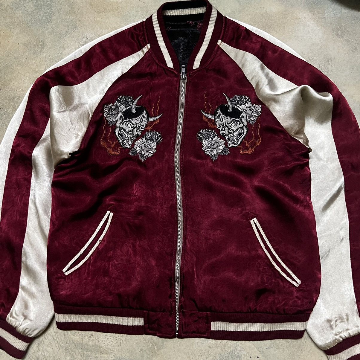 Japanese Brand Devil Sukajan Reversible Jacket Size US S / EU 44-46 / 1 - 6 Thumbnail
