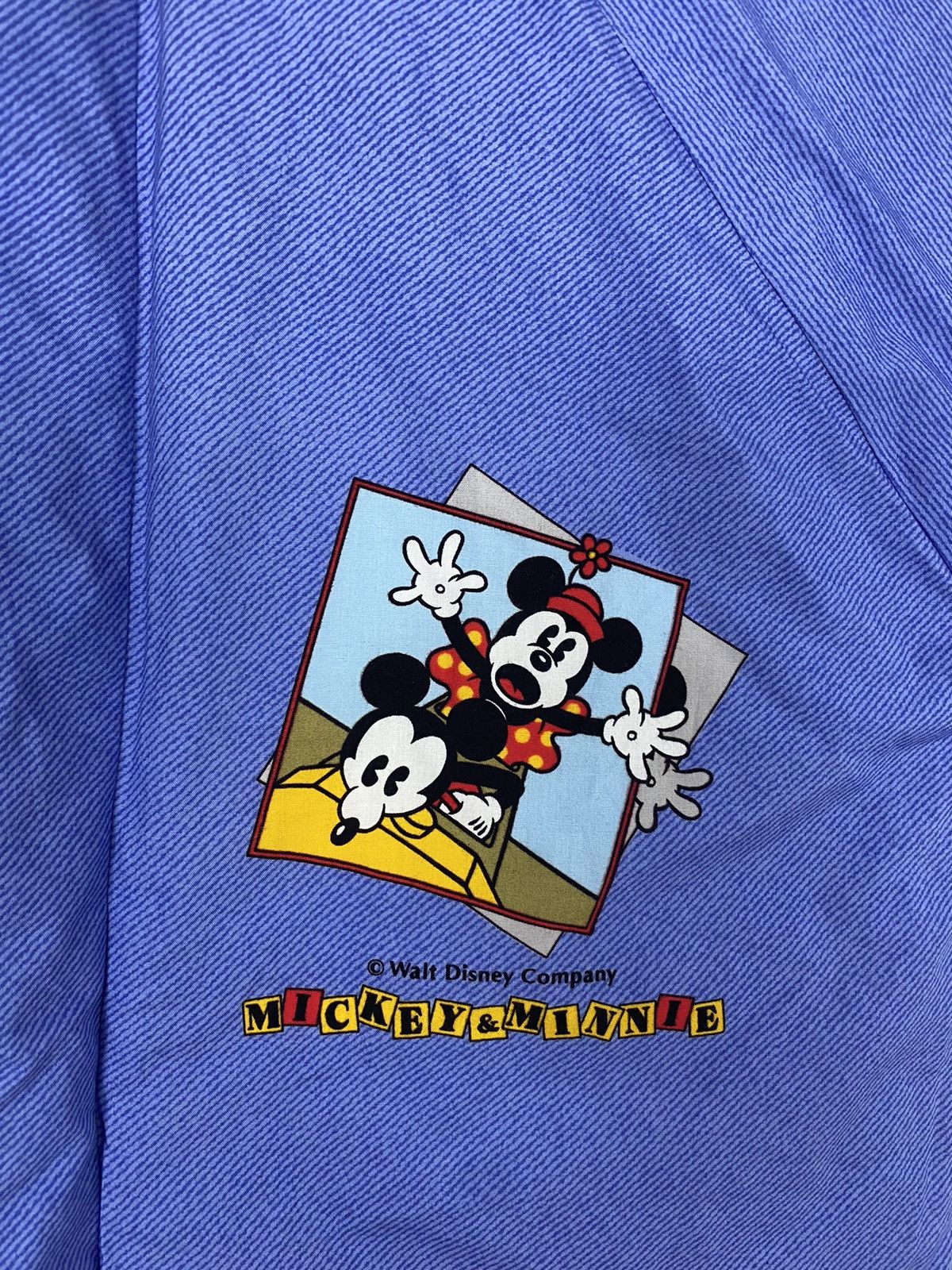 Disney Rare‼️ Vintage Mickey and Minnie Plane Crazy Kimono Japan Size US L / EU 52-54 / 3 - 6 Thumbnail