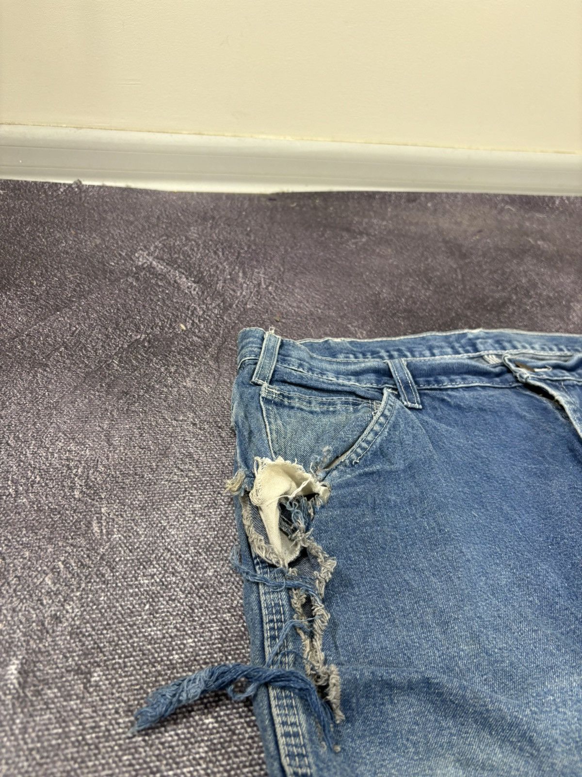 Dickies Vintage Dickies Y2K Blue Work USA Denim Hype Jeans Size US 34 / EU 50 - 11 Thumbnail