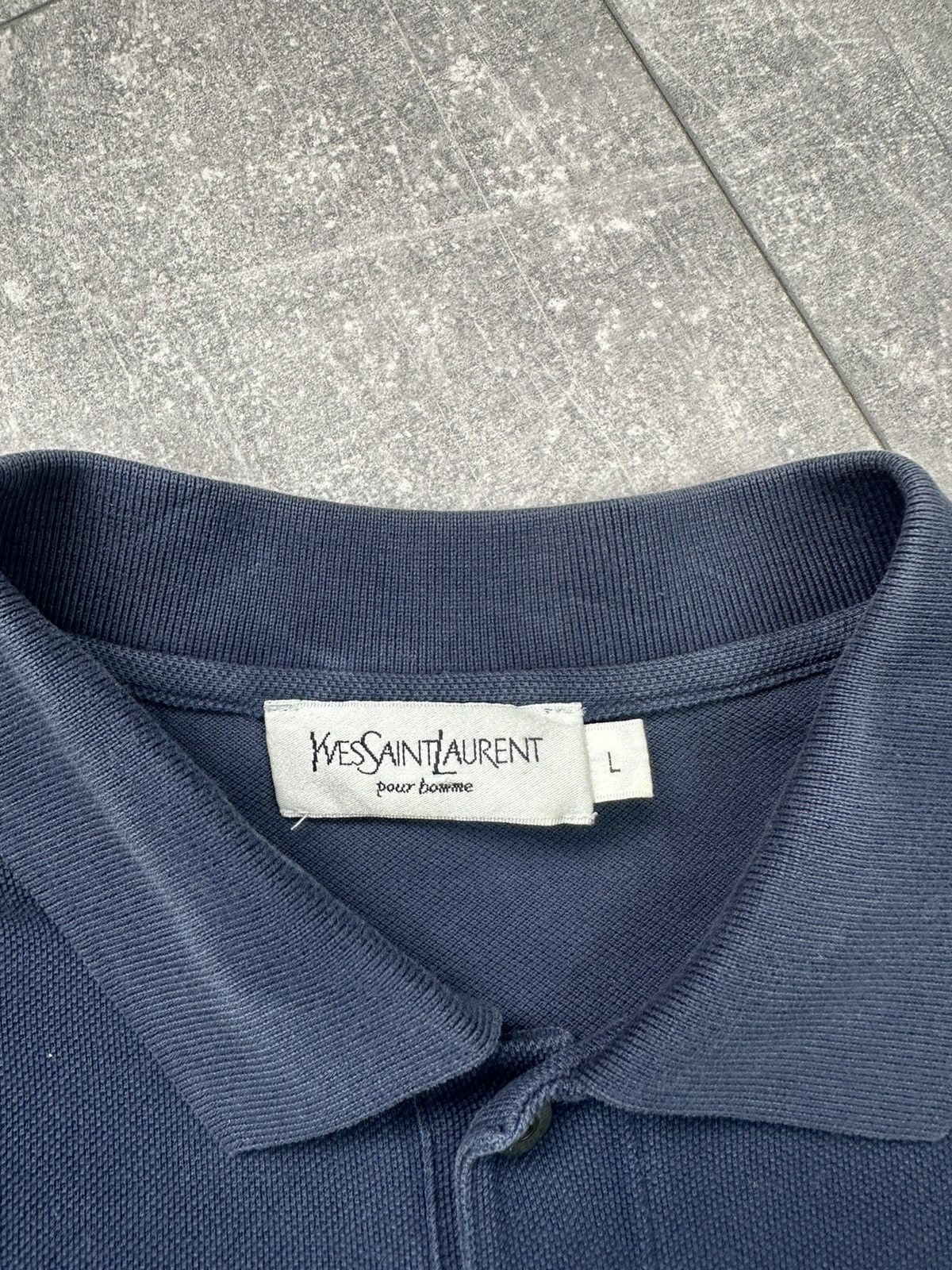 Other Vintage Yves Saint Lauren Small Logo Polo Size US L / EU 52-54 / 3 - 8 Thumbnail