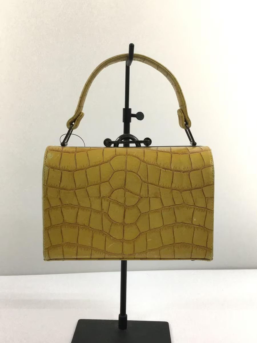Jean Paul Gaultier Mini Crocodile Embossed Leather Hand Bag Size ONE SIZE - 3 Thumbnail