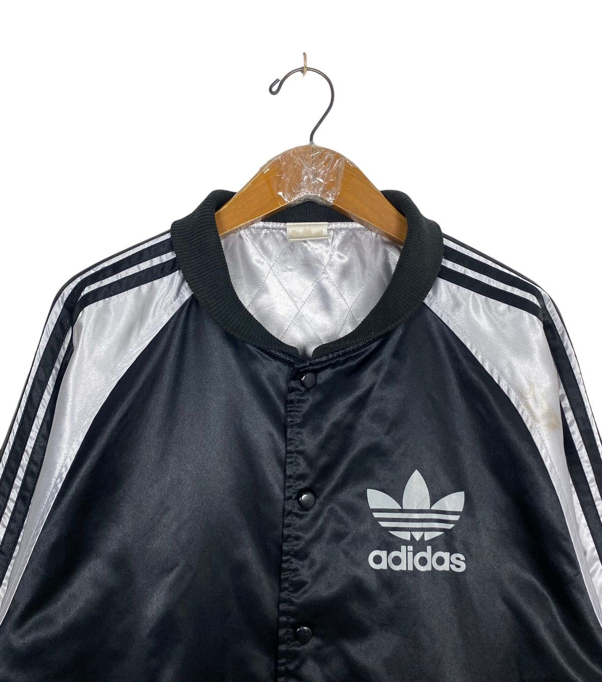 Adidas Rare‼️ Vintage Adidas Satin Jacket Made in Japan Size US M / EU 48-50 / 2 - 4 Thumbnail