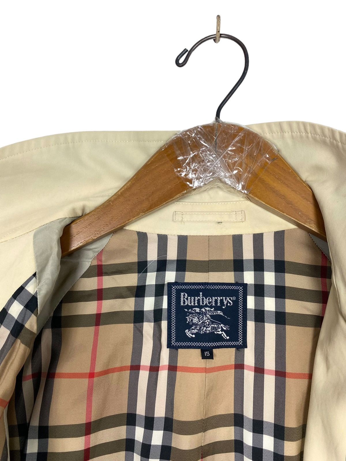 Burberry Rare‼️ Vtg Burberry’s Novacheck Trench Coat Made in Japan Size L / US 10 / IT 46 - 5 Thumbnail