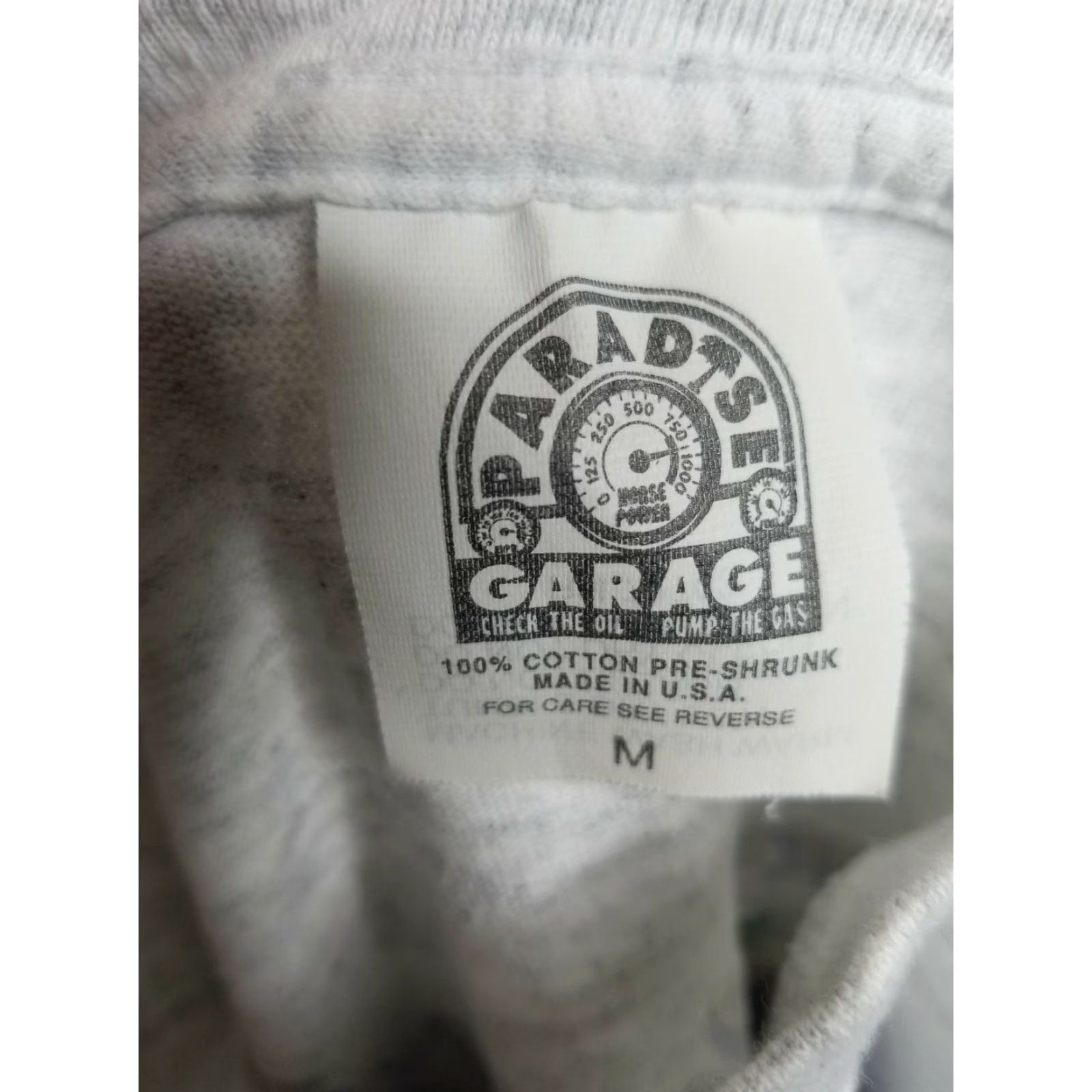Paradise VINTAGE Paradise Garage T-Shirt Mens M 1959 Corvette Double Sided Gray 50s Cars Vintage Slim Crew Neck Short Sleeve Graphic Print Size US M / EU 48-50 / 2 - 3 Thumbnail