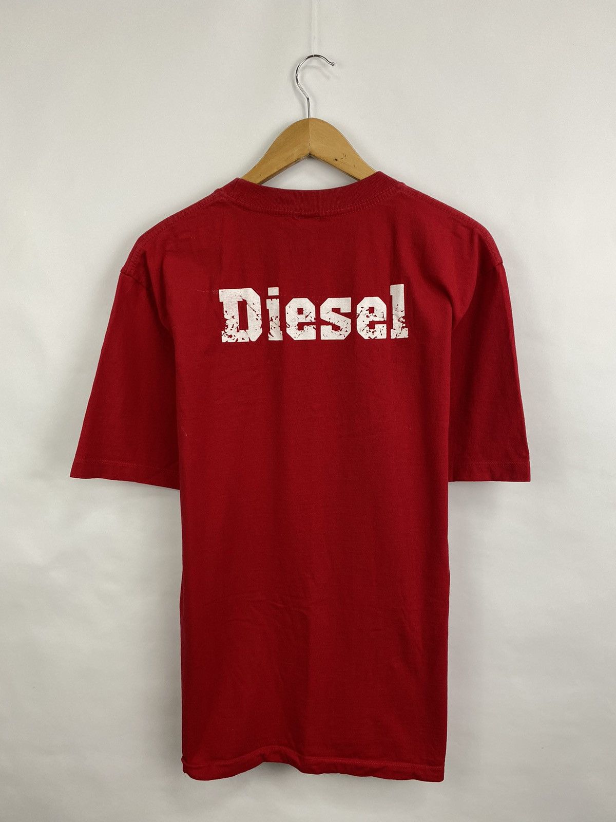 Diesel 🇺🇸 Vintage 90s Diesel Big logo t-shirt retro rare Y2K Size US XL / EU 56 / 4 - 7 Thumbnail