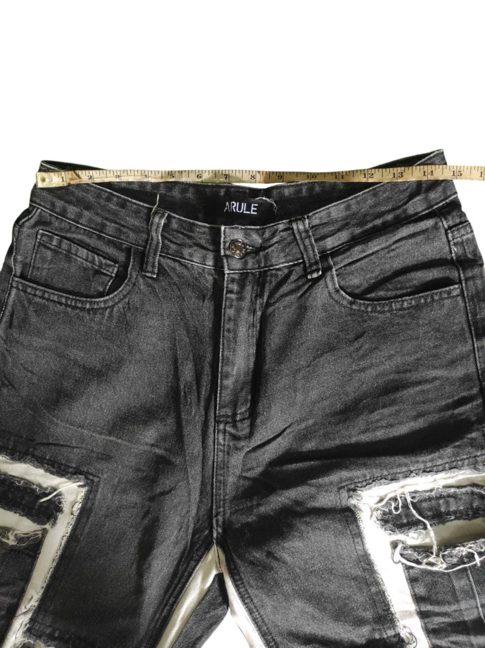 Hysteric Glamour Arule Patchwork Cargo Denim Jeans Size US 29 - 2 Thumbnail