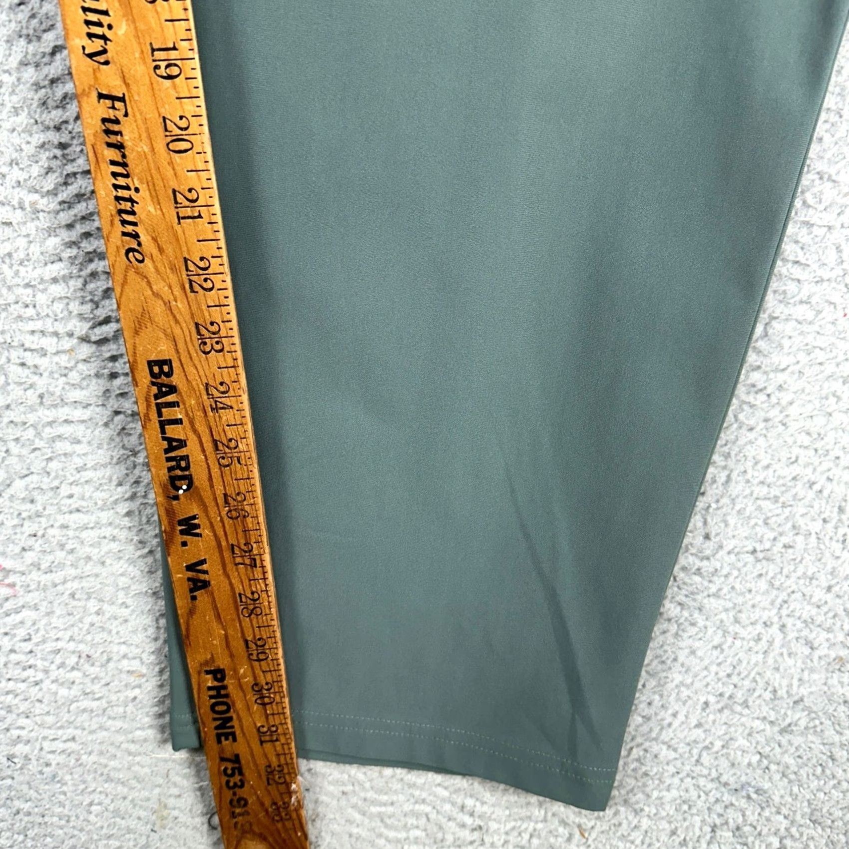 Vintage 01.Algo Performance Men Chino Golf Pants 44 Green Flat Front Straight Pocket NEW Size US 44 / EU 60 - 7 Thumbnail
