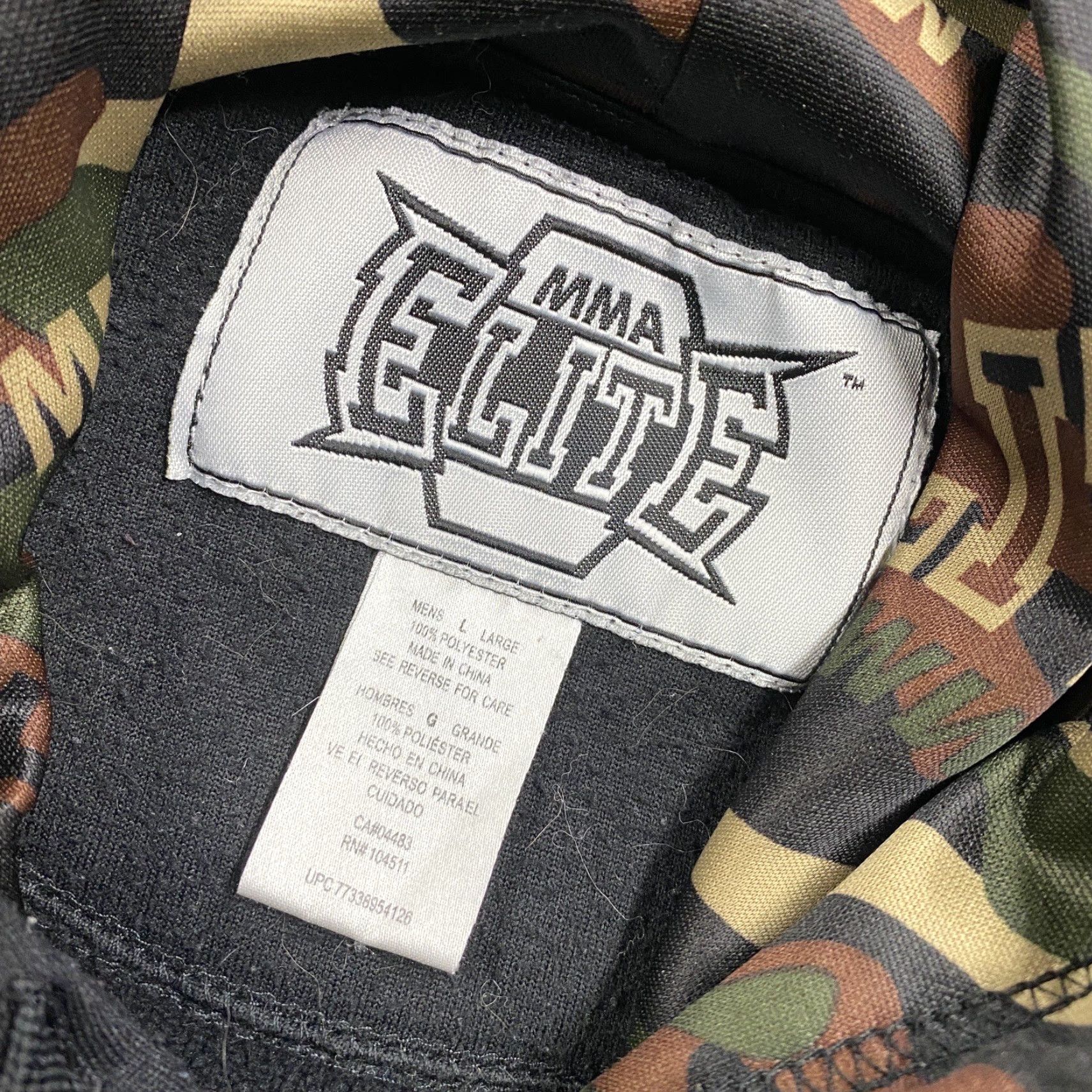 Vintage VINTAGE MMA Elite Hoodie Mens L Black Y2K UFC Camo Affliction Style Sweatshirt Size US L / EU 52-54 / 3 - 3 Thumbnail