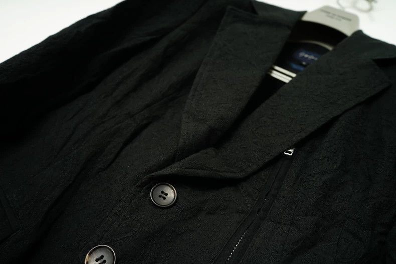 Yohji Yamamoto Yohji Yamamoto Yohji Yamamoto Embroidered Blazer Jacket Size US M / EU 48-50 / 2 - 5 Thumbnail