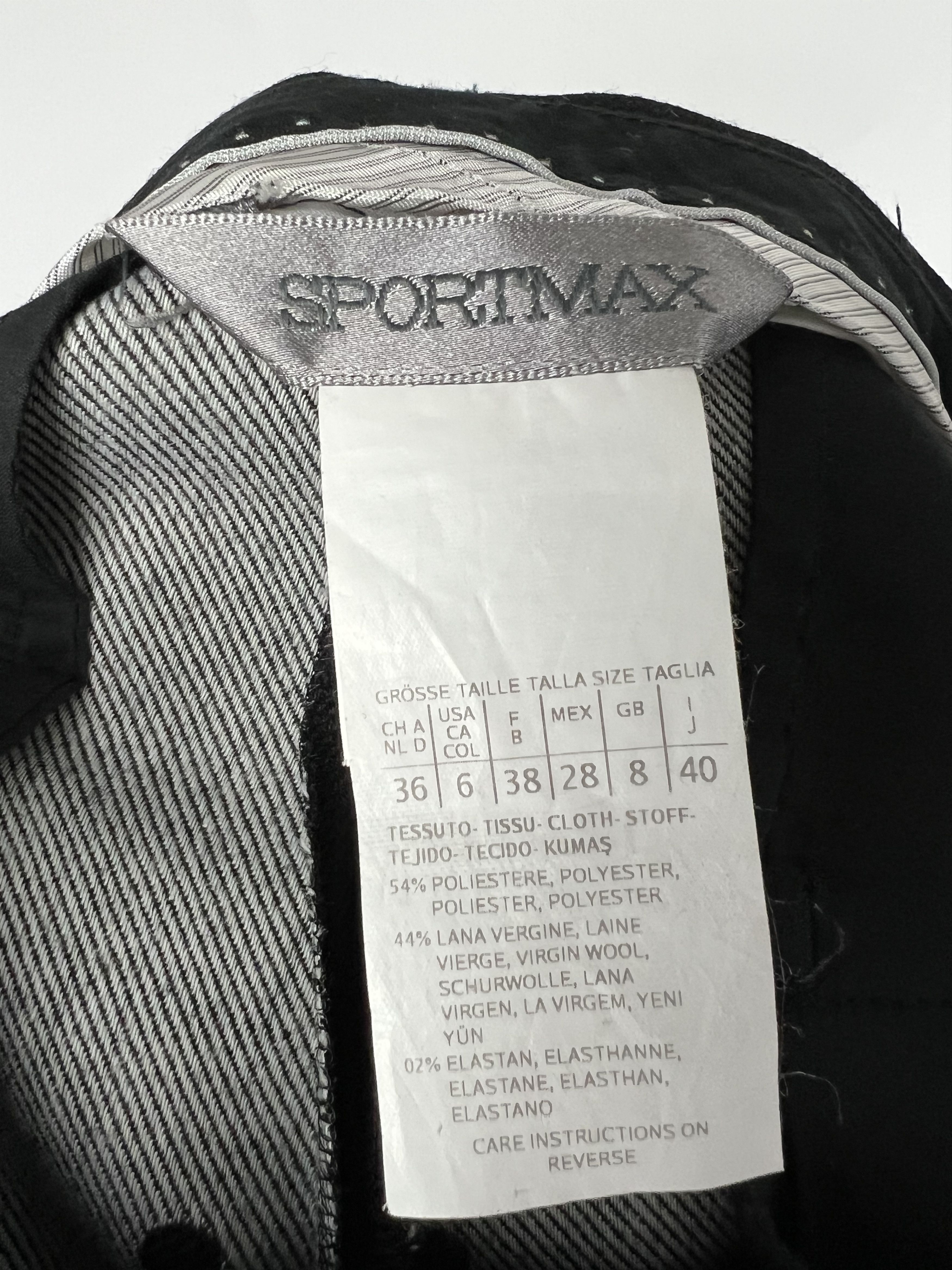 Max Mara × Sportmax Sportmax Max Mara Polka Dot Wool Pants Size IT40 US6 Size 27" / US 4 / IT 40 - 11 Thumbnail